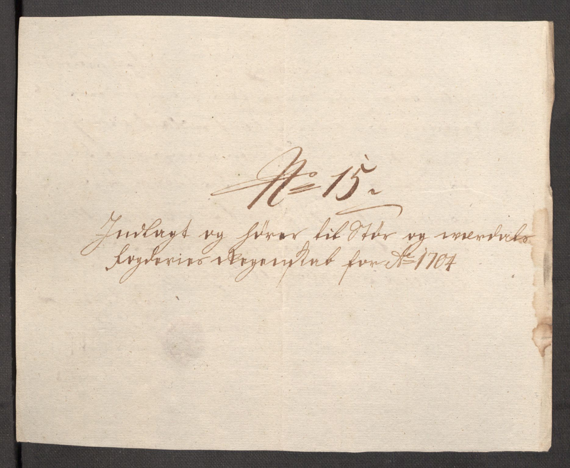 Rentekammeret inntil 1814, Reviderte regnskaper, Fogderegnskap, RA/EA-4092/R62/L4195: Fogderegnskap Stjørdal og Verdal, 1704, s. 191