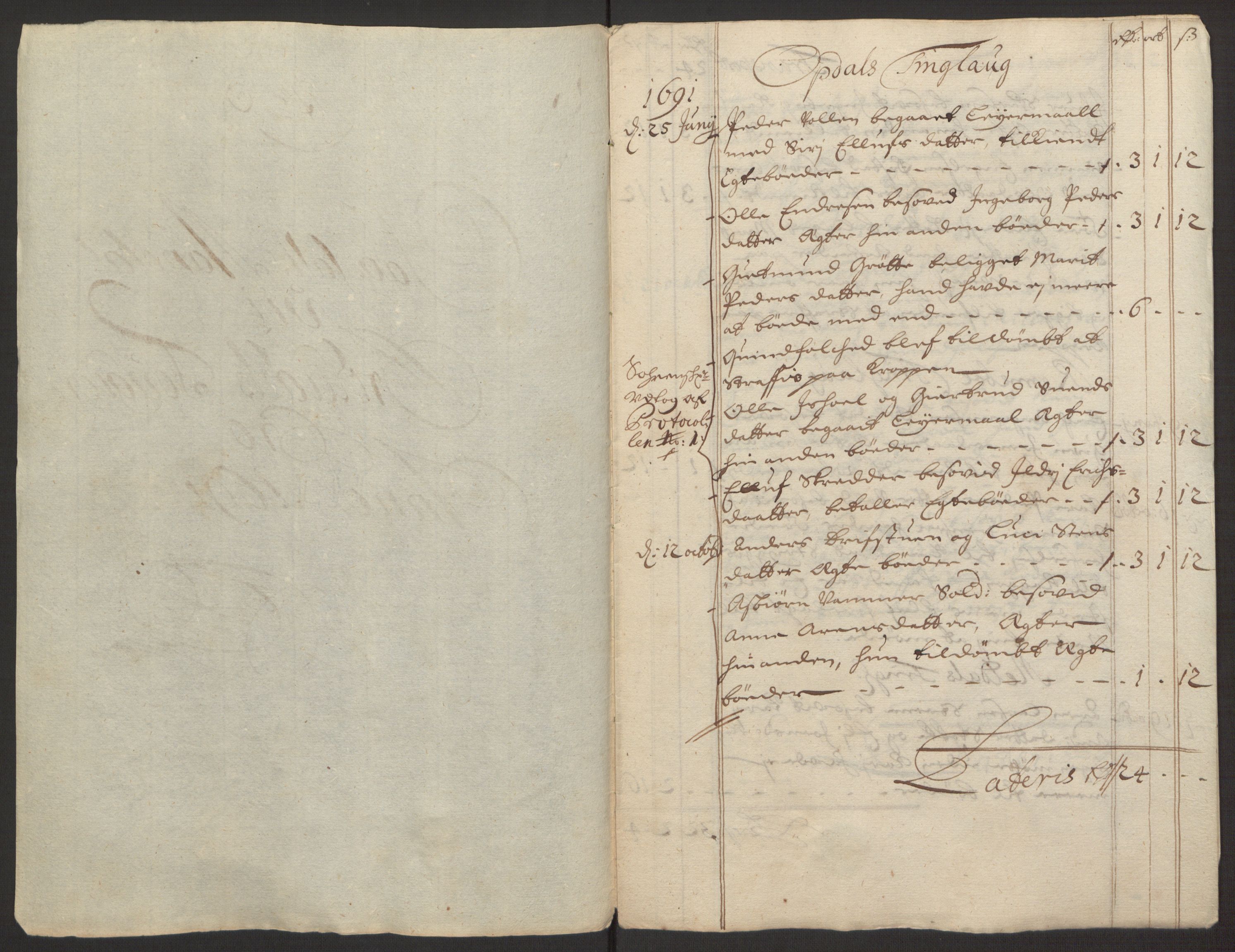 Rentekammeret inntil 1814, Reviderte regnskaper, Fogderegnskap, RA/EA-4092/R58/L3937: Fogderegnskap Orkdal, 1691-1692, s. 132