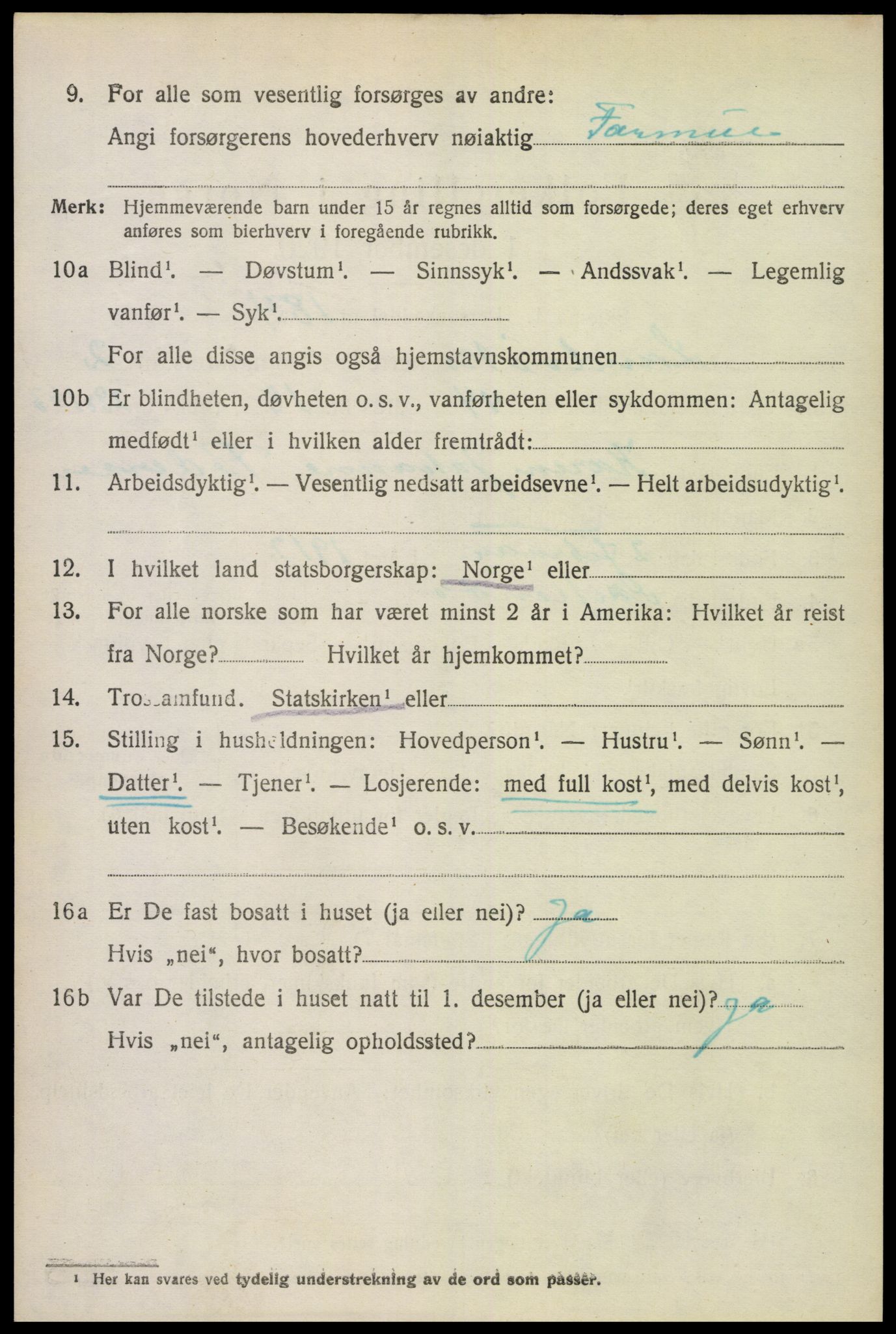 SAK, Folketelling 1920 for 0924 Landvik herred, 1920, s. 2135