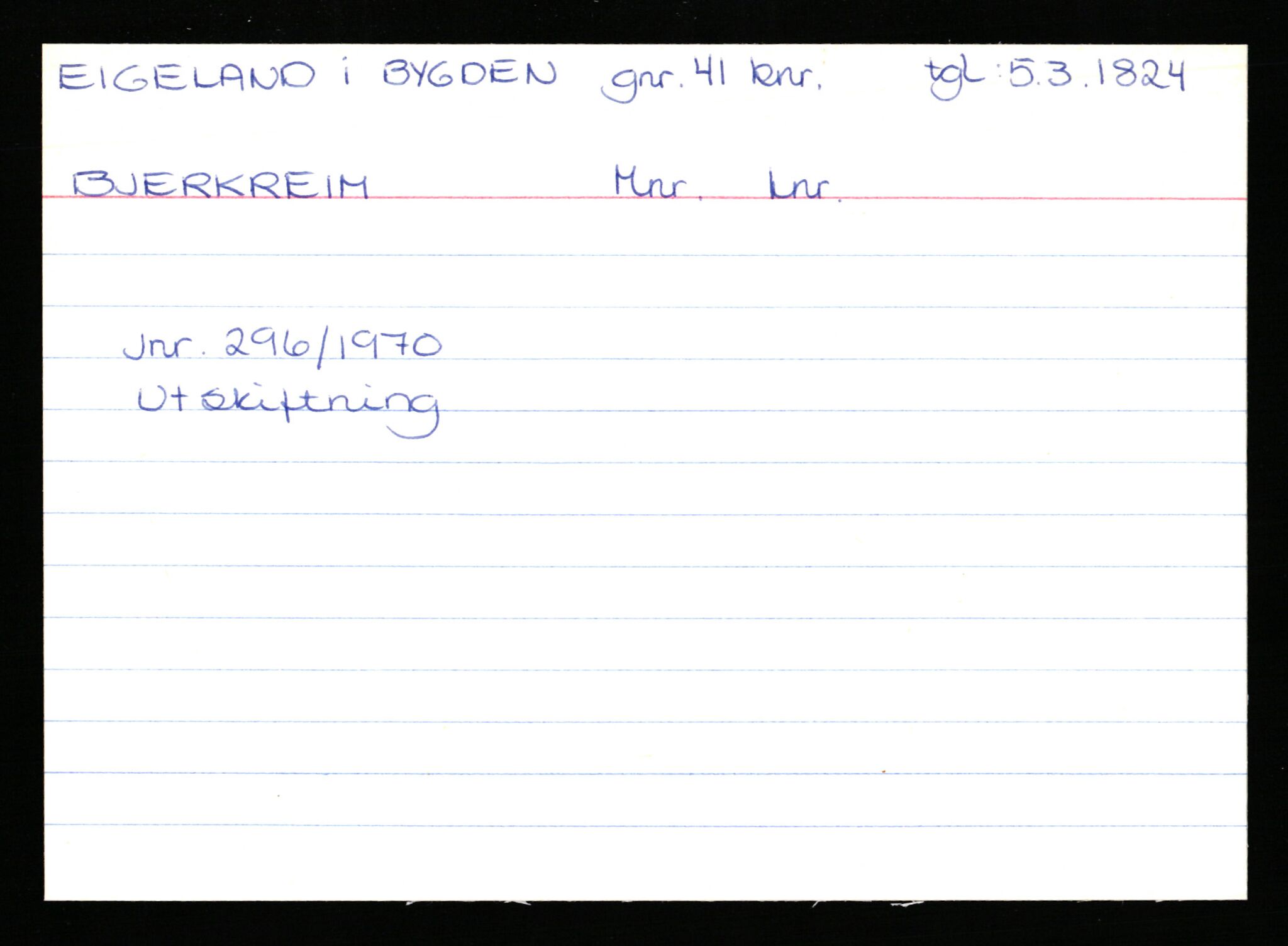 Statsarkivet i Stavanger, AV/SAST-A-101971/03/Y/Yk/L0008: Registerkort sortert etter gårdsnavn: Eig - Erlien, 1750-1930, s. 96