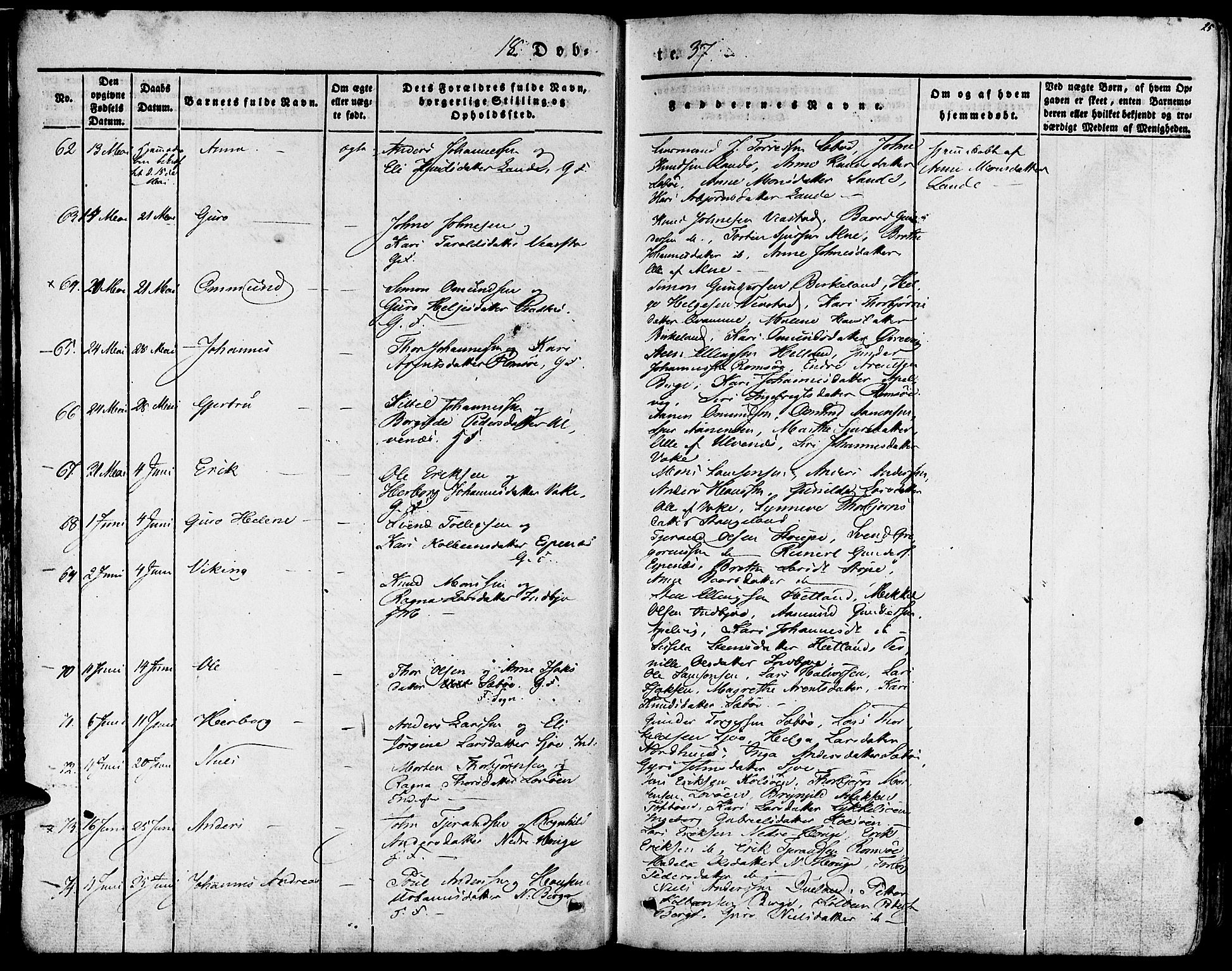 Fjelberg sokneprestembete, AV/SAB-A-75201/H/Haa: Ministerialbok nr. A 6, 1835-1851, s. 25