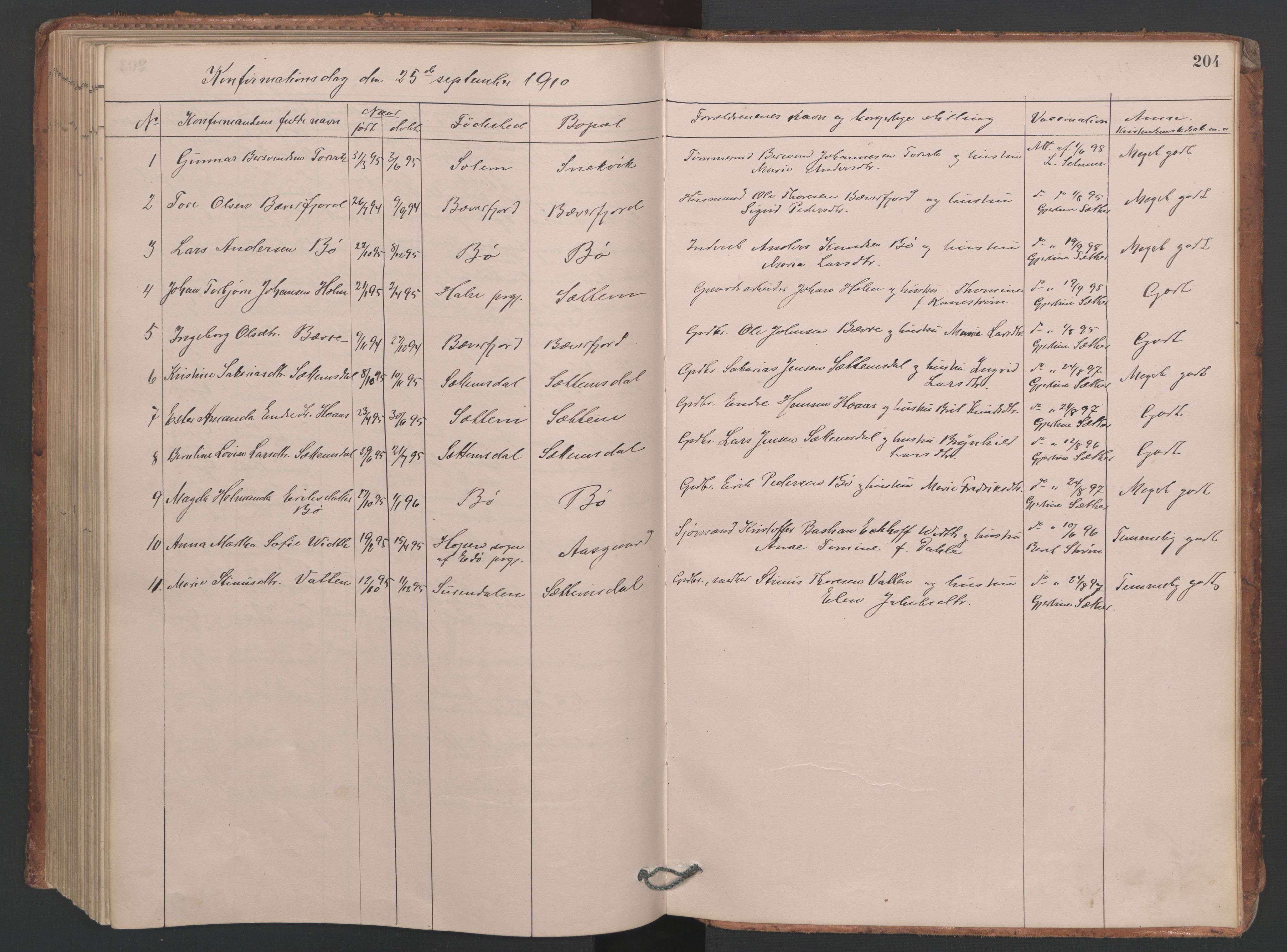 Ministerialprotokoller, klokkerbøker og fødselsregistre - Møre og Romsdal, SAT/A-1454/594/L1036: Ministerialbok nr. 594A02 (?), 1879-1910, s. 204