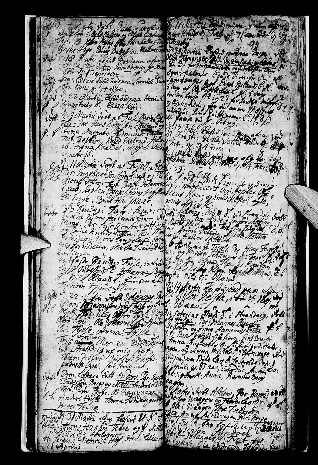 Os sokneprestembete, SAB/A-99929: Ministerialbok nr. A 8, 1760-1765, s. 95