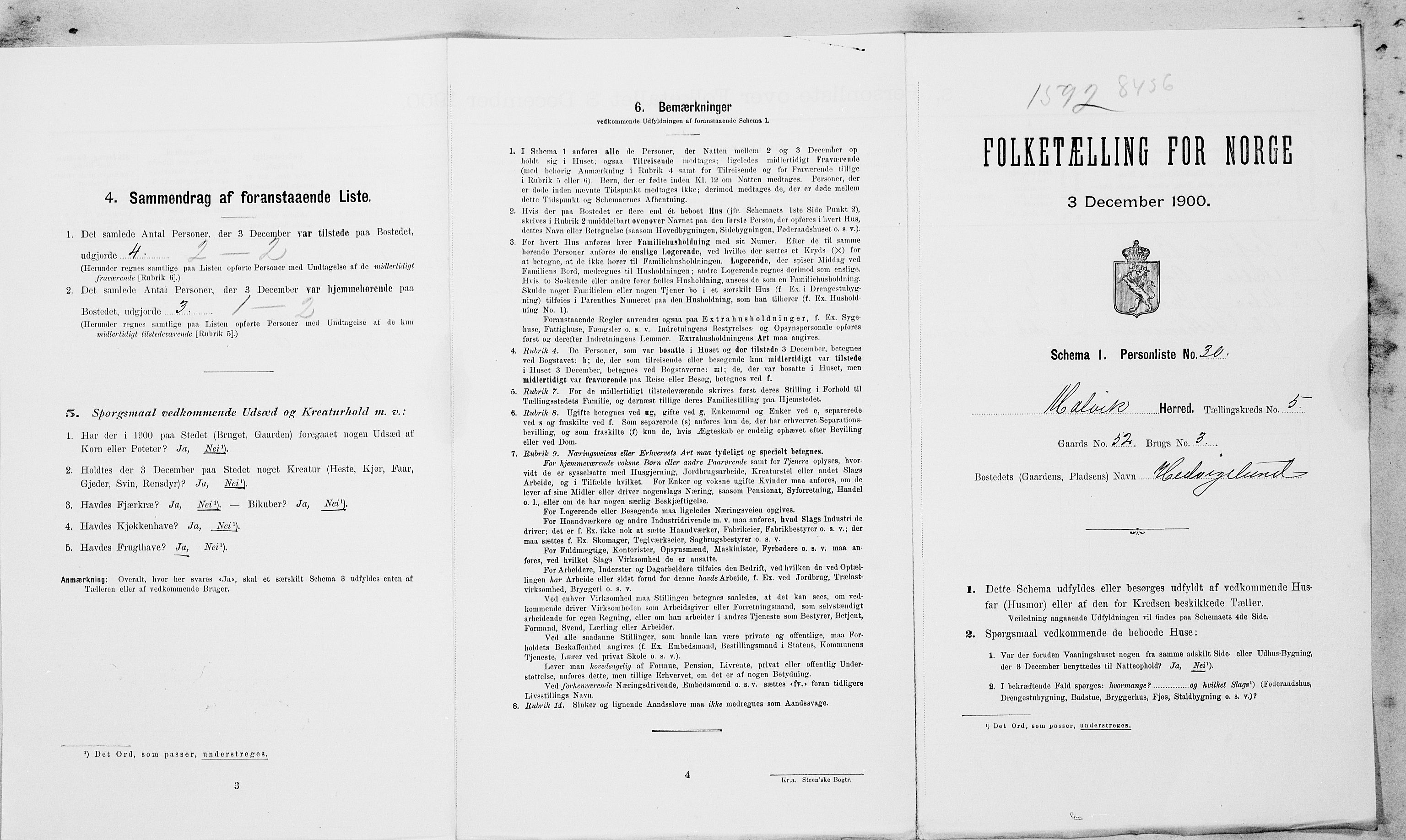 , Folketelling 1900 for 1663 Malvik herred, 1900, s. 439