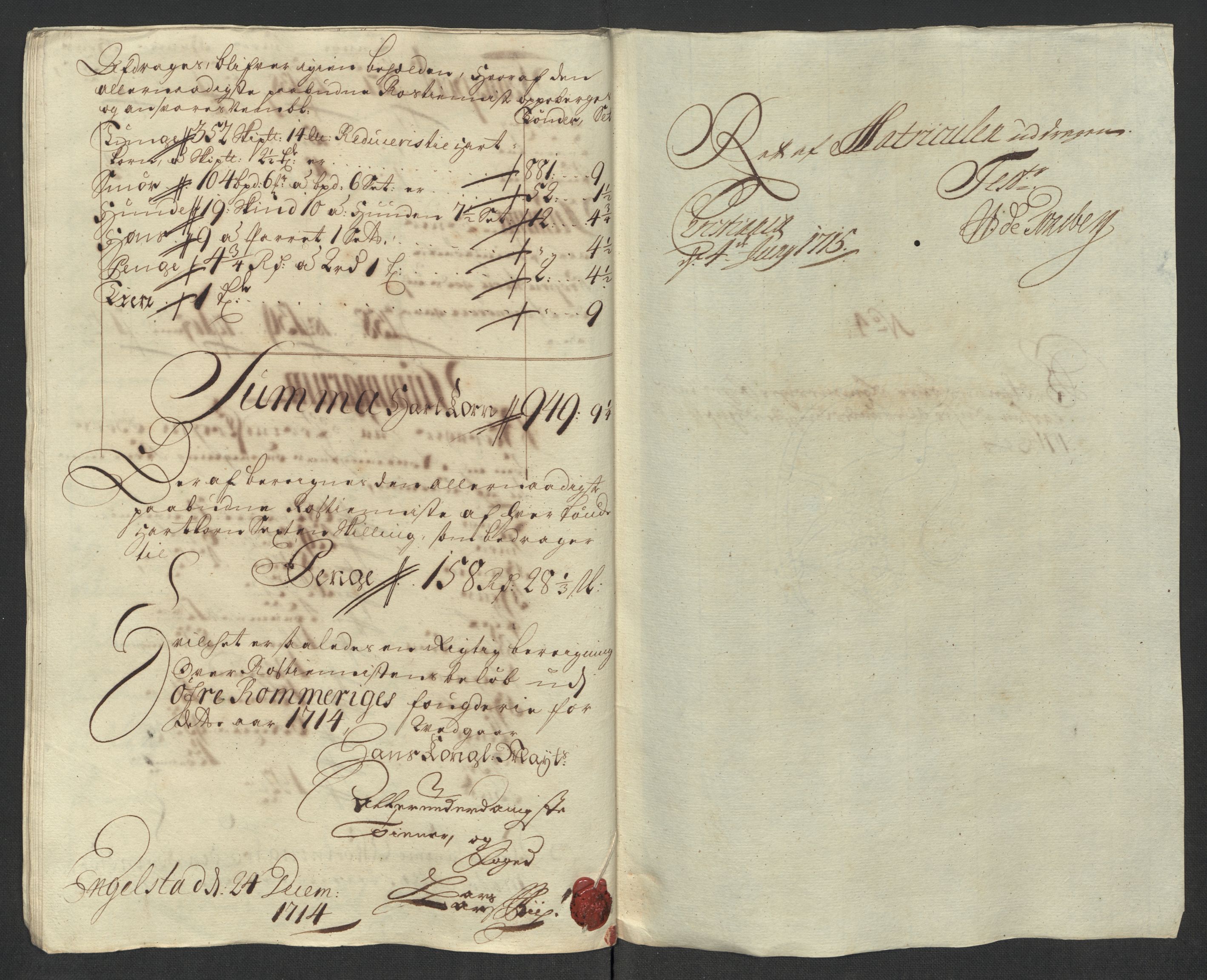 Rentekammeret inntil 1814, Reviderte regnskaper, Fogderegnskap, RA/EA-4092/R12/L0723: Fogderegnskap Øvre Romerike, 1713-1714, s. 212