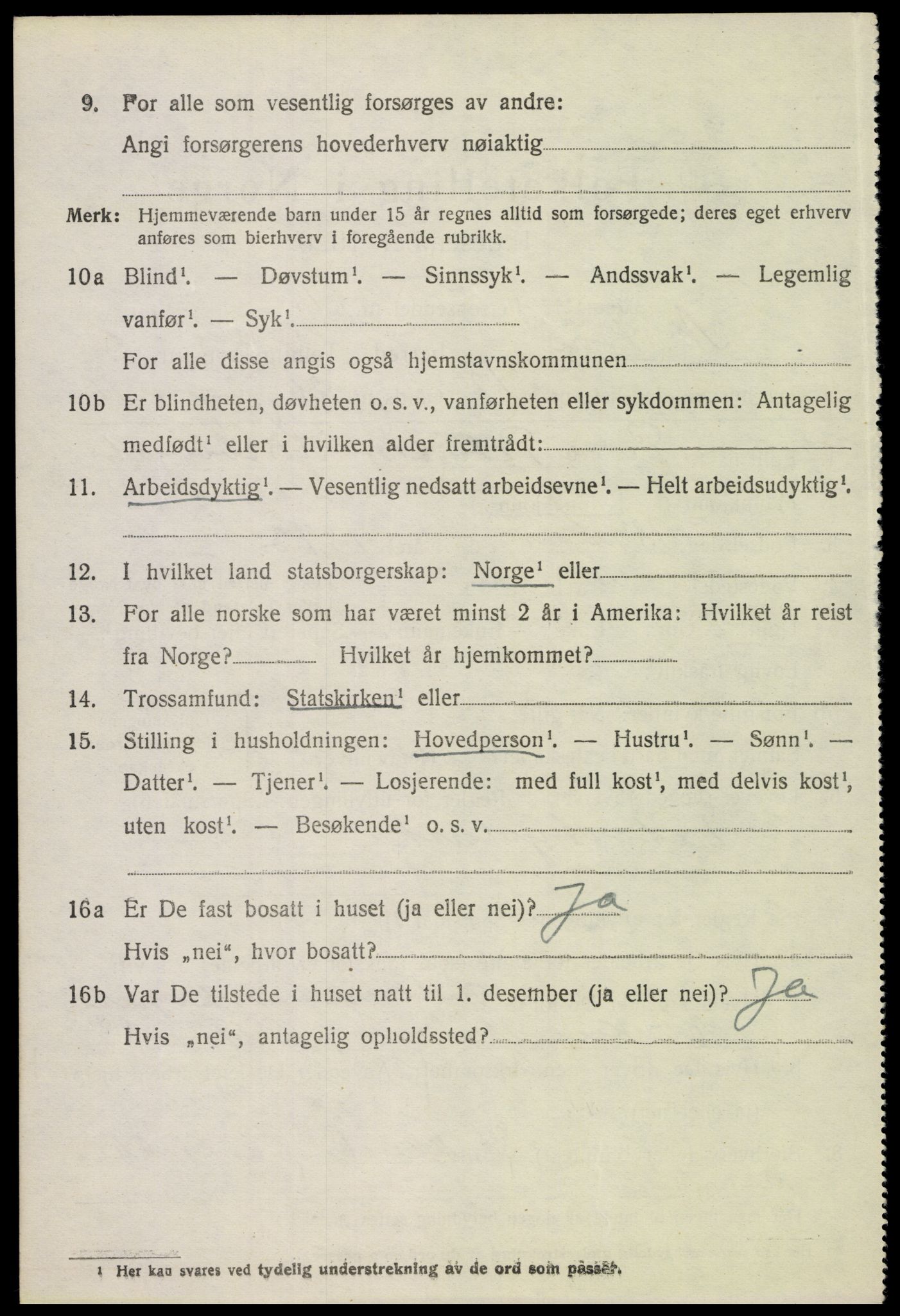 SAH, Folketelling 1920 for 0518 Nord-Fron herred, 1920, s. 3193