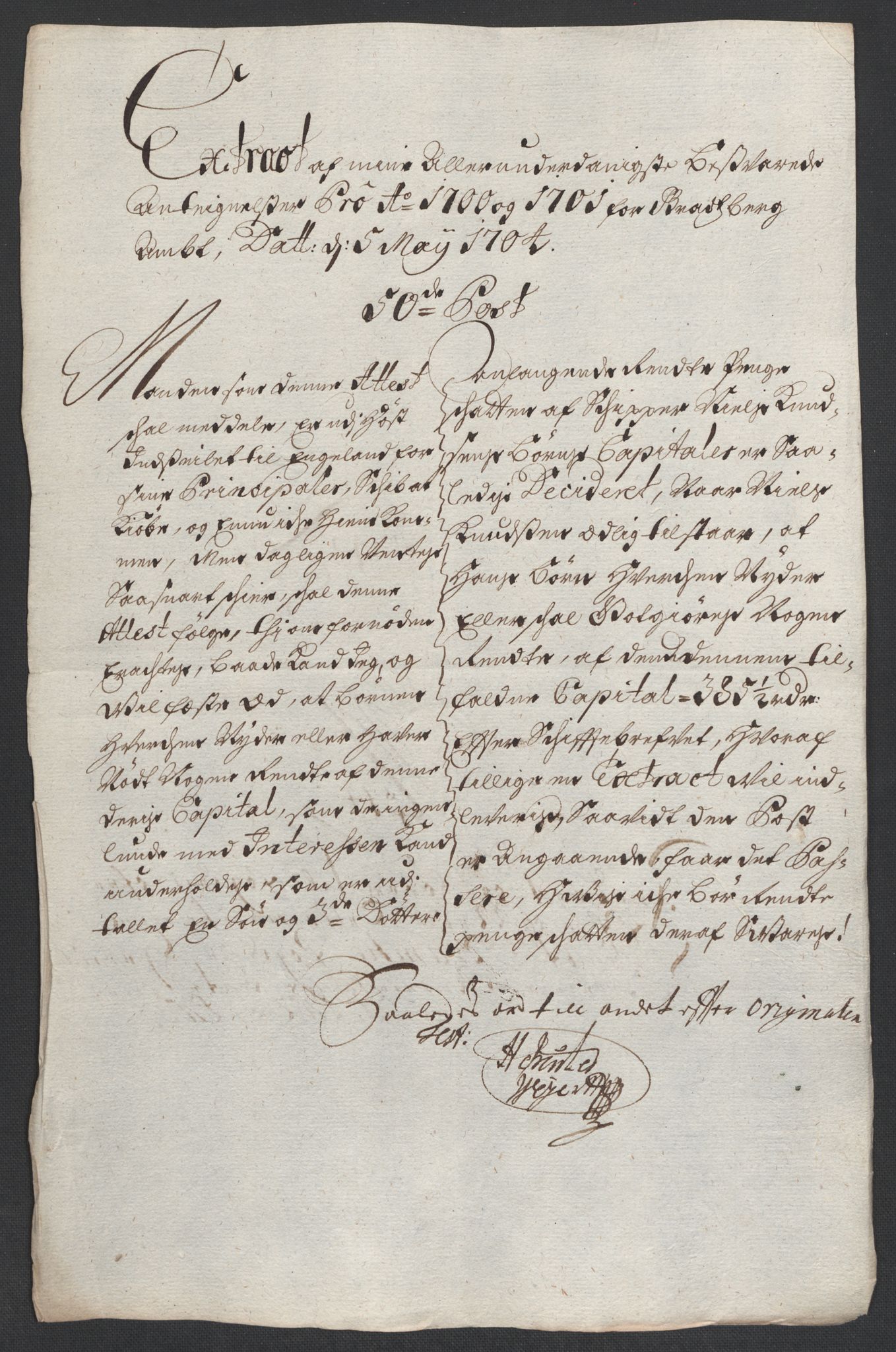 Rentekammeret inntil 1814, Reviderte regnskaper, Fogderegnskap, AV/RA-EA-4092/R36/L2110: Fogderegnskap Øvre og Nedre Telemark og Bamble, 1703, s. 193