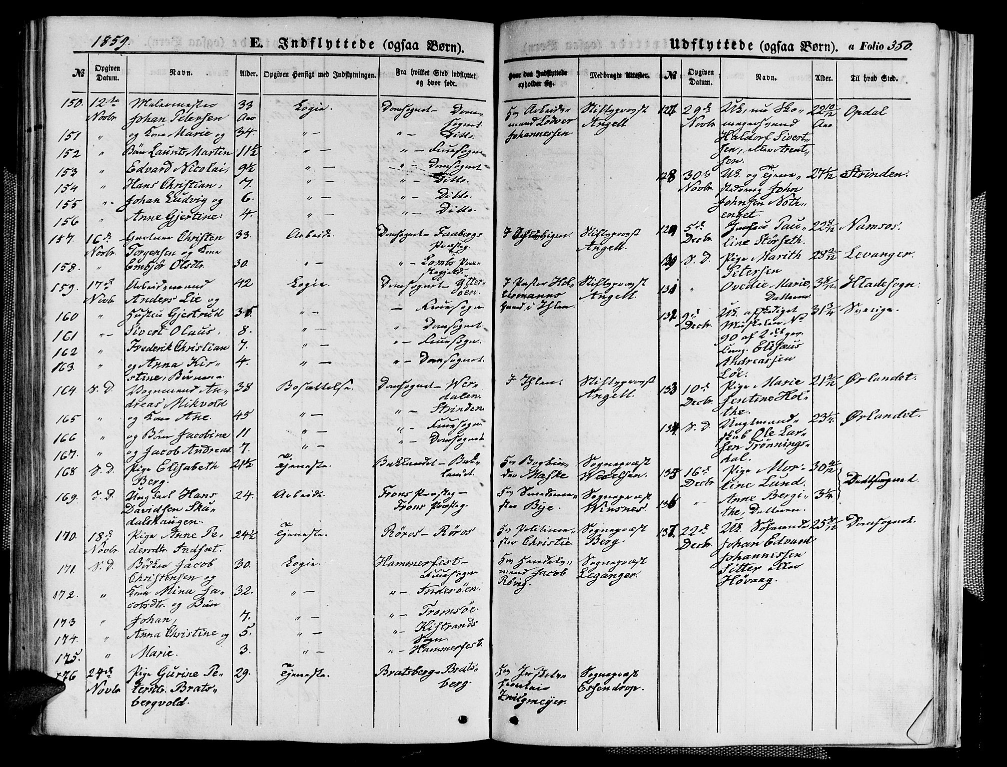 Ministerialprotokoller, klokkerbøker og fødselsregistre - Sør-Trøndelag, SAT/A-1456/602/L0139: Klokkerbok nr. 602C07, 1859-1864, s. 350