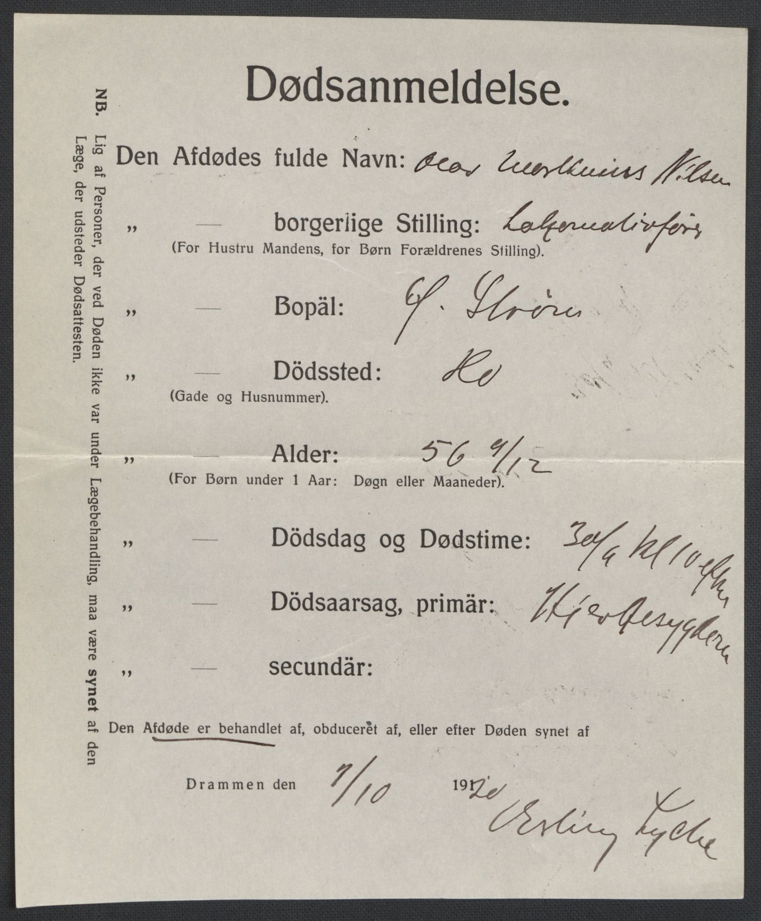 Skoger lensmannskontor, AV/SAKO-A-548/H/Ha/L0006: Dødsfallsprotokoll, 1916-1923