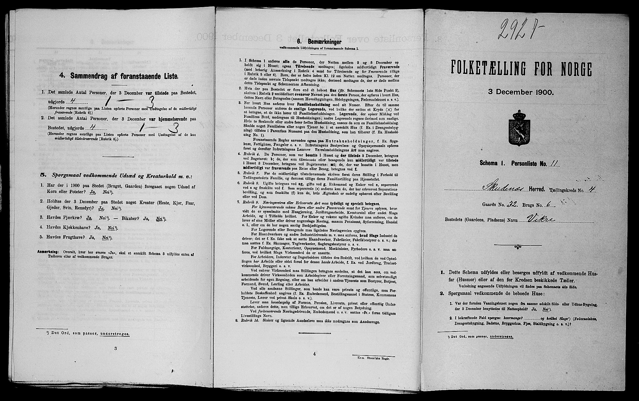 SAST, Folketelling 1900 for 1150 Skudenes herred, 1900, s. 577