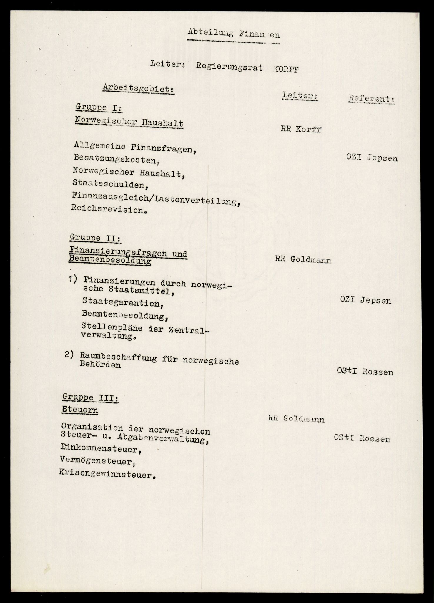 Forsvarets Overkommando. 2 kontor. Arkiv 11.4. Spredte tyske arkivsaker, AV/RA-RAFA-7031/D/Dar/Darb/L0005: Reichskommissariat., 1940-1945, s. 239