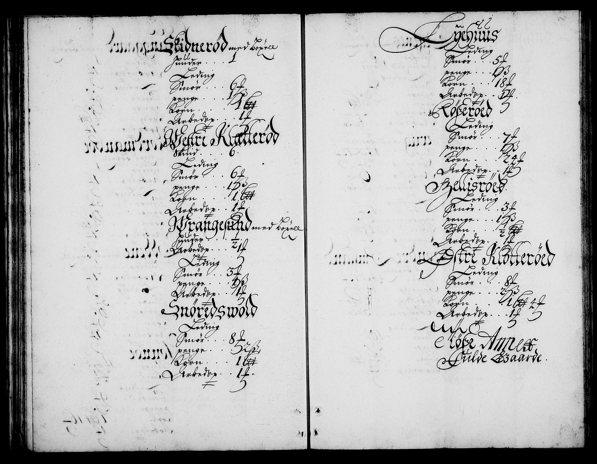 Rentekammeret inntil 1814, Realistisk ordnet avdeling, RA/EA-4070/N/Na/L0003/0007: [XI h]: Tønsbergs amt og Larvik grevskaps jordebøker: / Larvik grevskaps jordebok, 1692