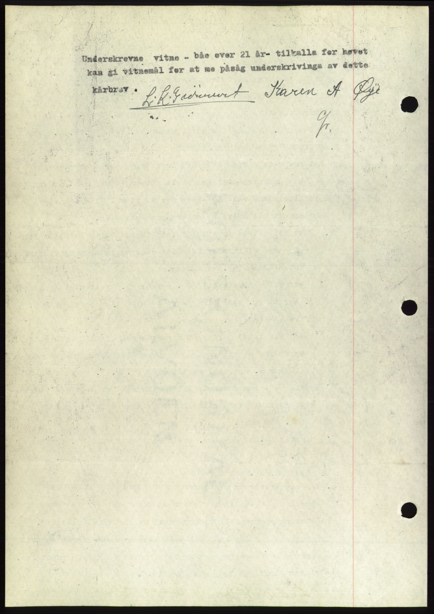 Søre Sunnmøre sorenskriveri, AV/SAT-A-4122/1/2/2C/L0114: Pantebok nr. 1-2B, 1943-1947, Dagboknr: 592/1945