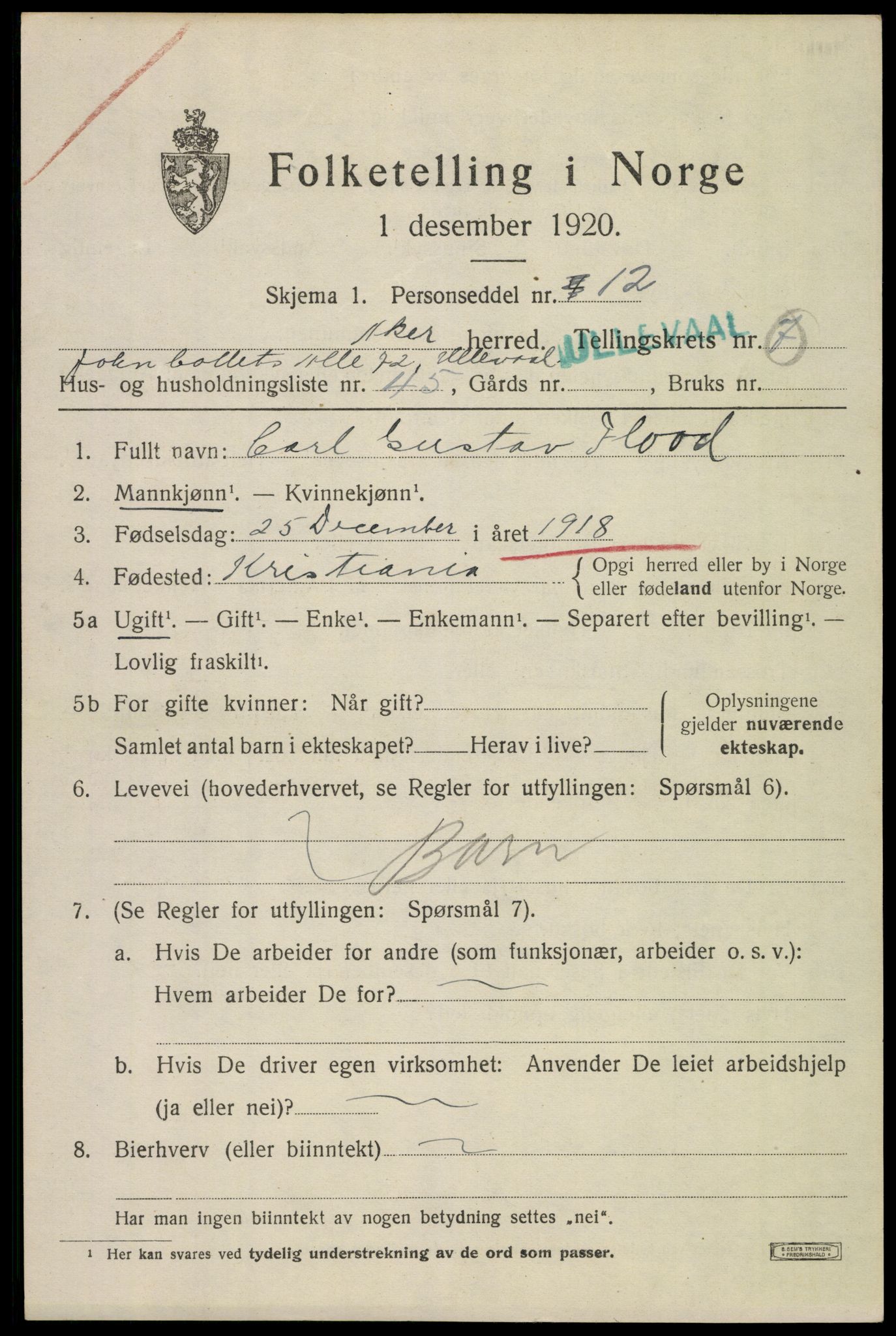SAO, Folketelling 1920 for 0218 Aker herred, 1920, s. 50338