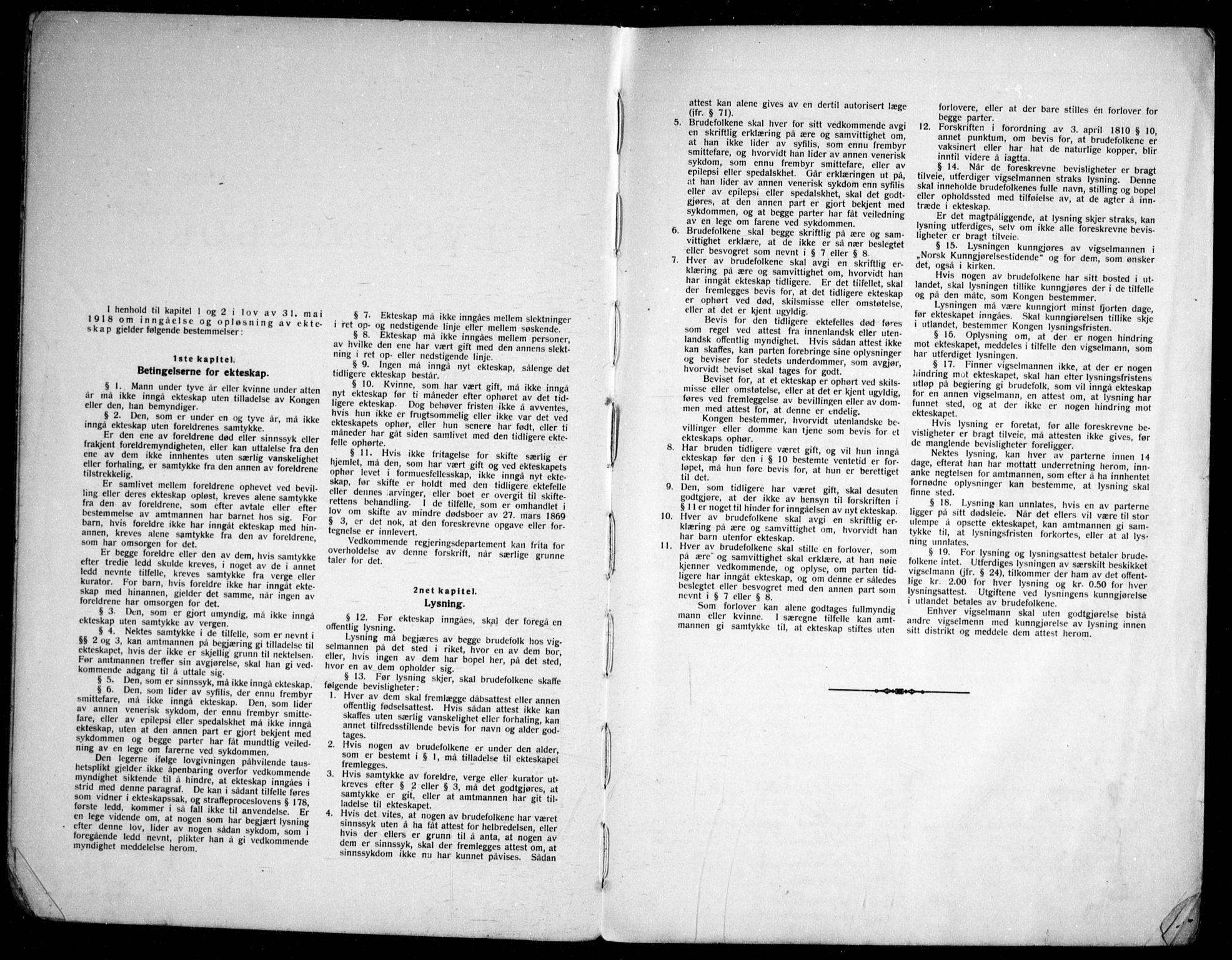 Paulus prestekontor Kirkebøker, AV/SAO-A-10871/H/Ha/L0007: Lysningsprotokoll nr. 7, 1942-1953