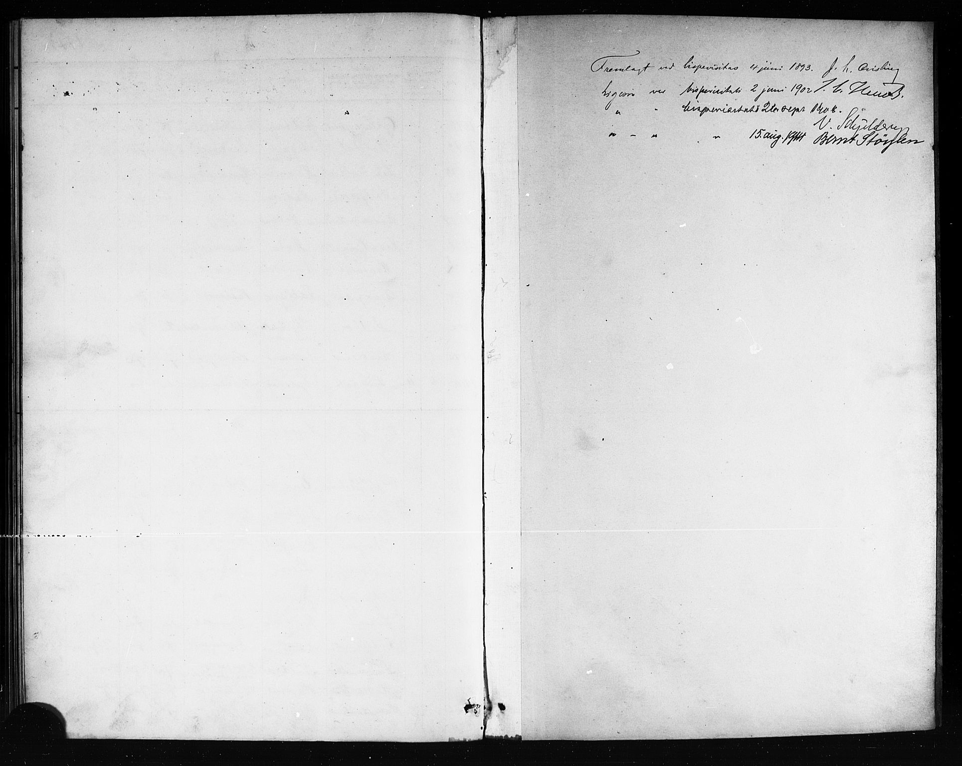 Mo kirkebøker, AV/SAKO-A-286/G/Ga/L0002: Klokkerbok nr. I 2, 1892-1914