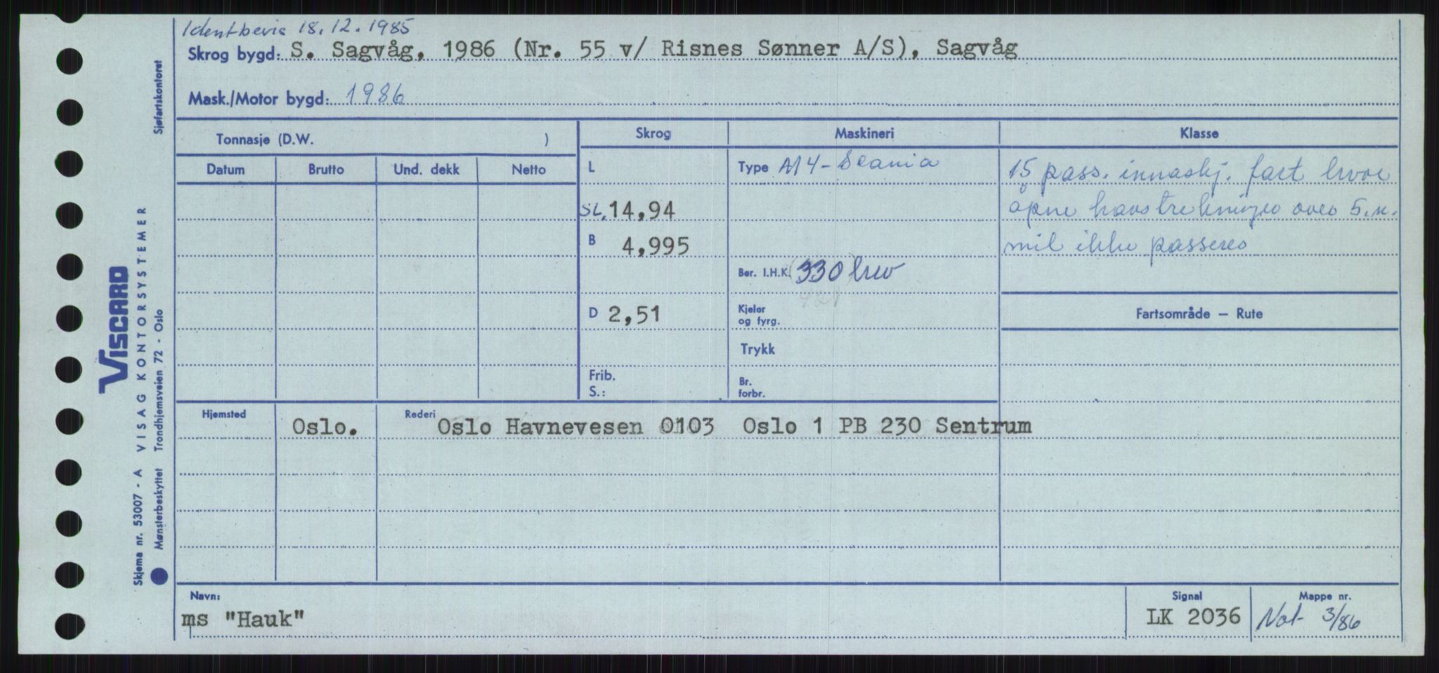 Sjøfartsdirektoratet med forløpere, Skipsmålingen, AV/RA-S-1627/H/Ha/L0002/0002: Fartøy, Eik-Hill / Fartøy, G-Hill, s. 557