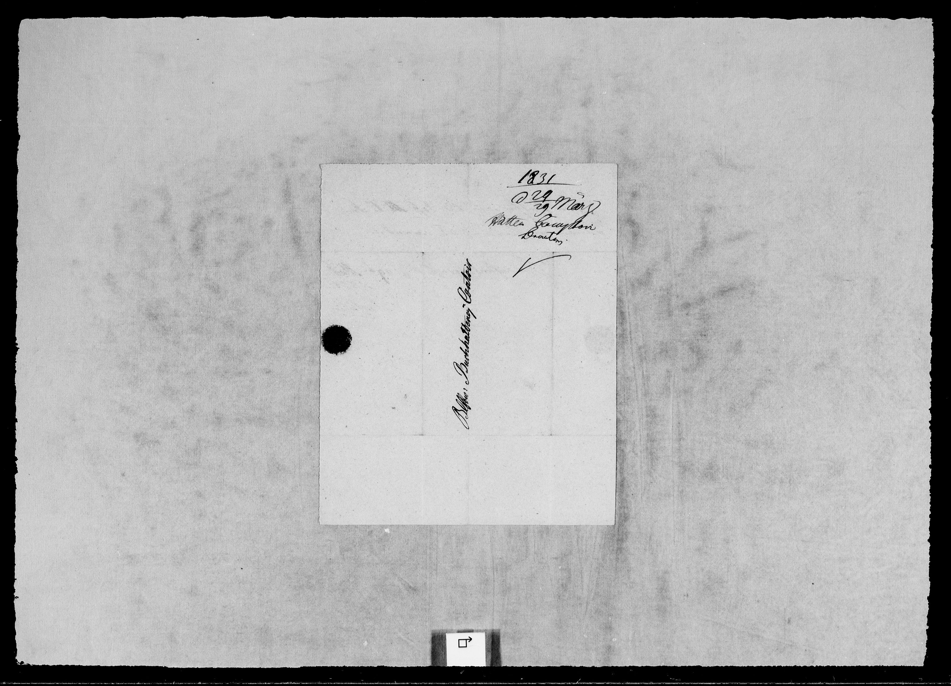 Modums Blaafarveværk, AV/RA-PA-0157/G/Gb/L0105/0001: -- / Innkomne brev A - L, 1830-1831, s. 22