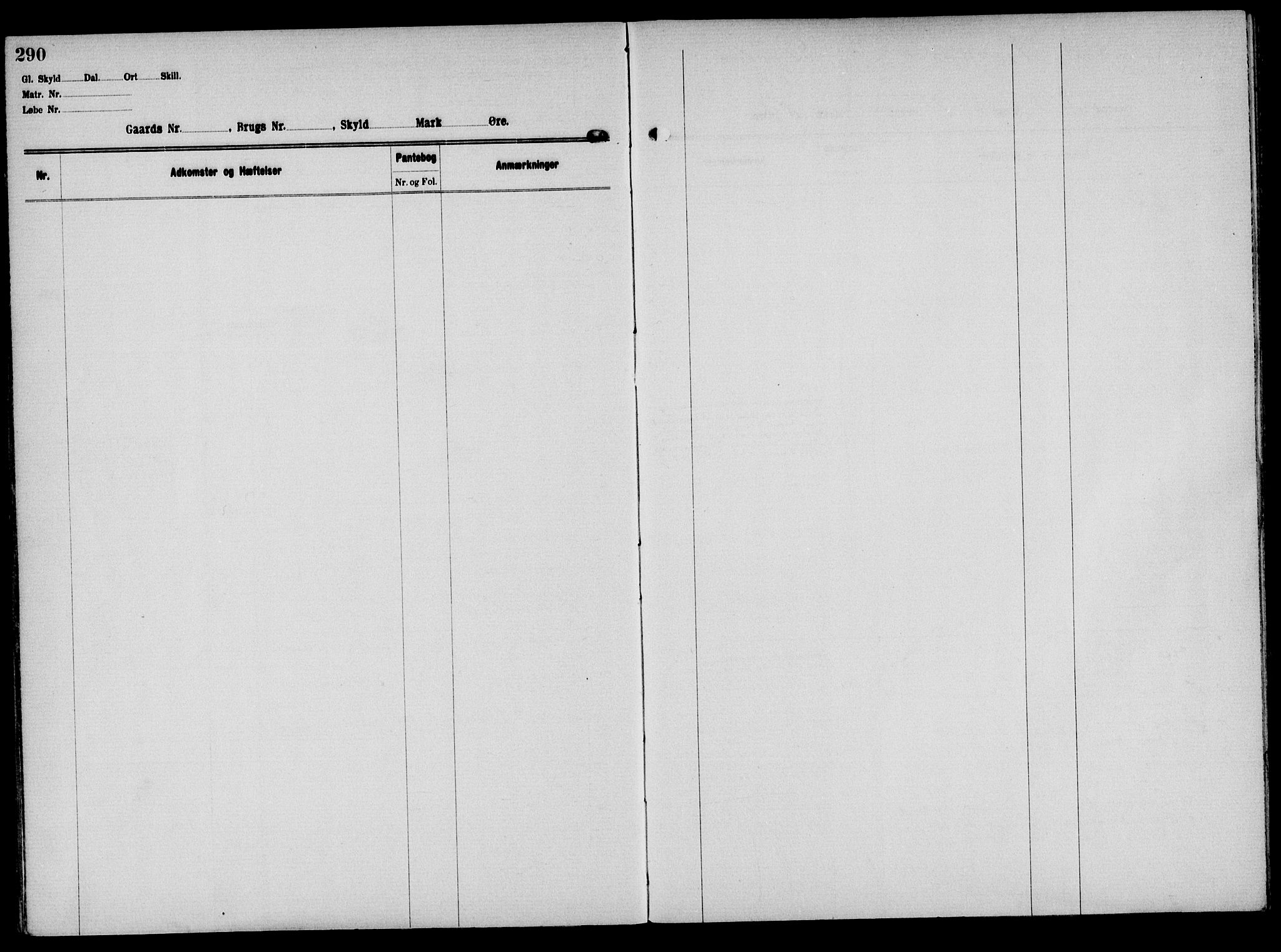 Solør tingrett, AV/SAH-TING-008/H/Ha/Hak/L0001: Panteregister nr. I, 1900-1935, s. 290