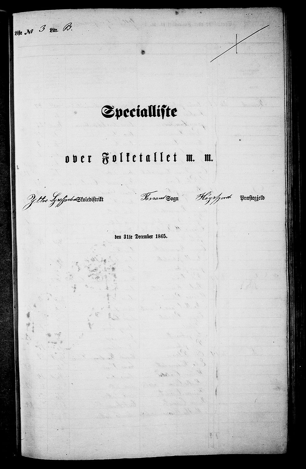 RA, Folketelling 1865 for 1128P Høgsfjord prestegjeld, 1865, s. 38