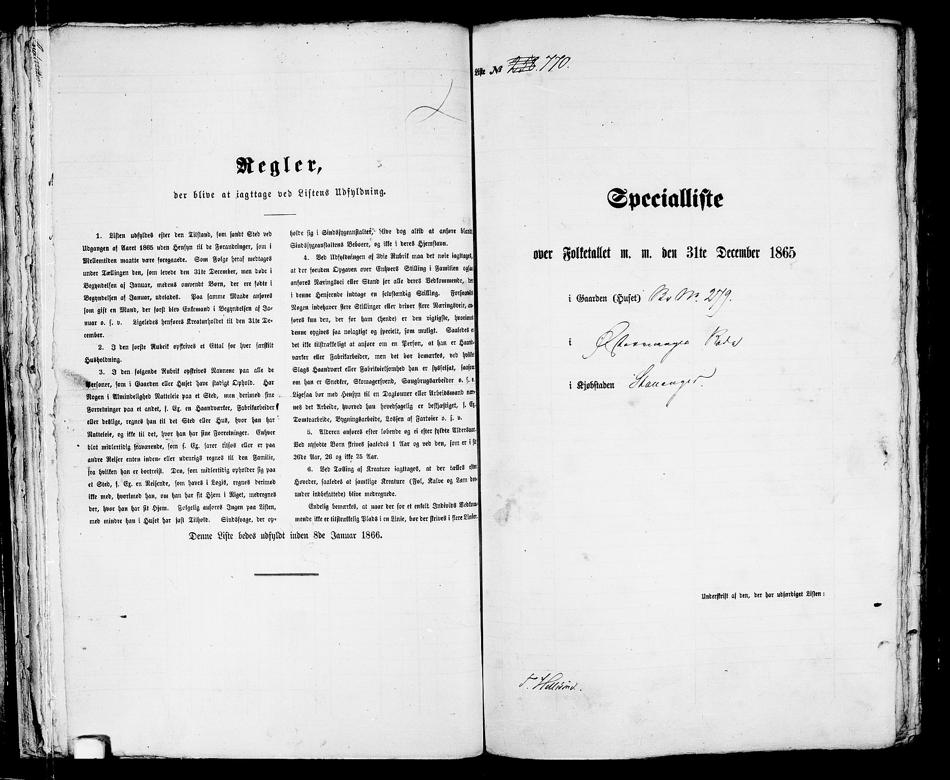 RA, Folketelling 1865 for 1103 Stavanger kjøpstad, 1865, s. 1573