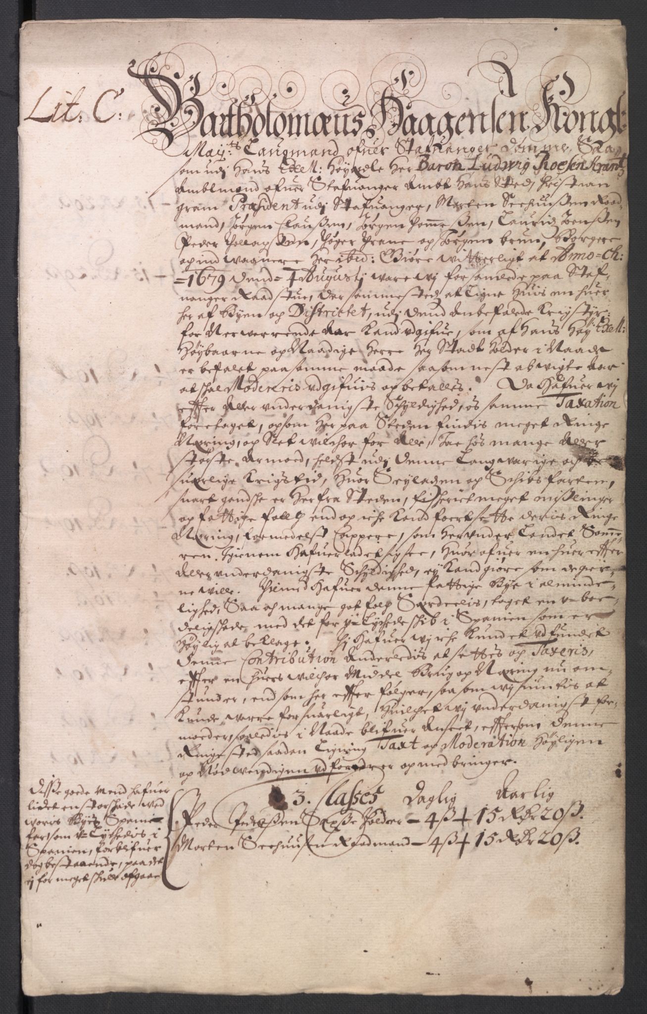 Rentekammeret inntil 1814, Reviderte regnskaper, Byregnskaper, RA/EA-4066/R/Ro/L0301: [O3] Kontribusjonsregnskap, 1679-1684, s. 25