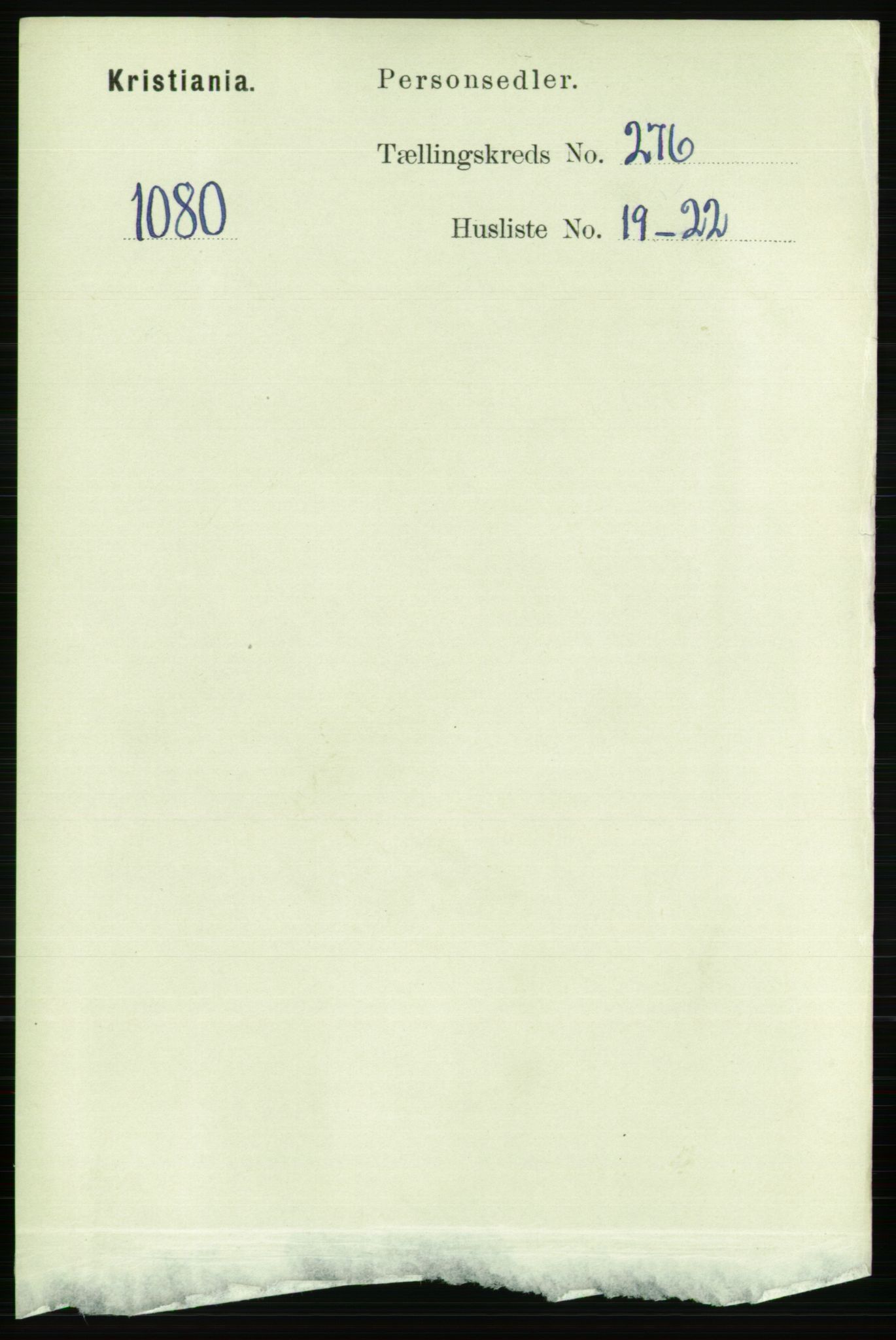 RA, Folketelling 1891 for 0301 Kristiania kjøpstad, 1891, s. 167771