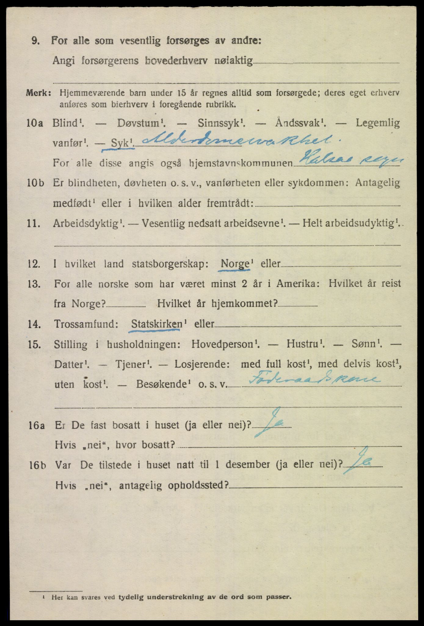 SAK, Folketelling 1920 for 1019 Halse og Harkmark herred, 1920, s. 2442