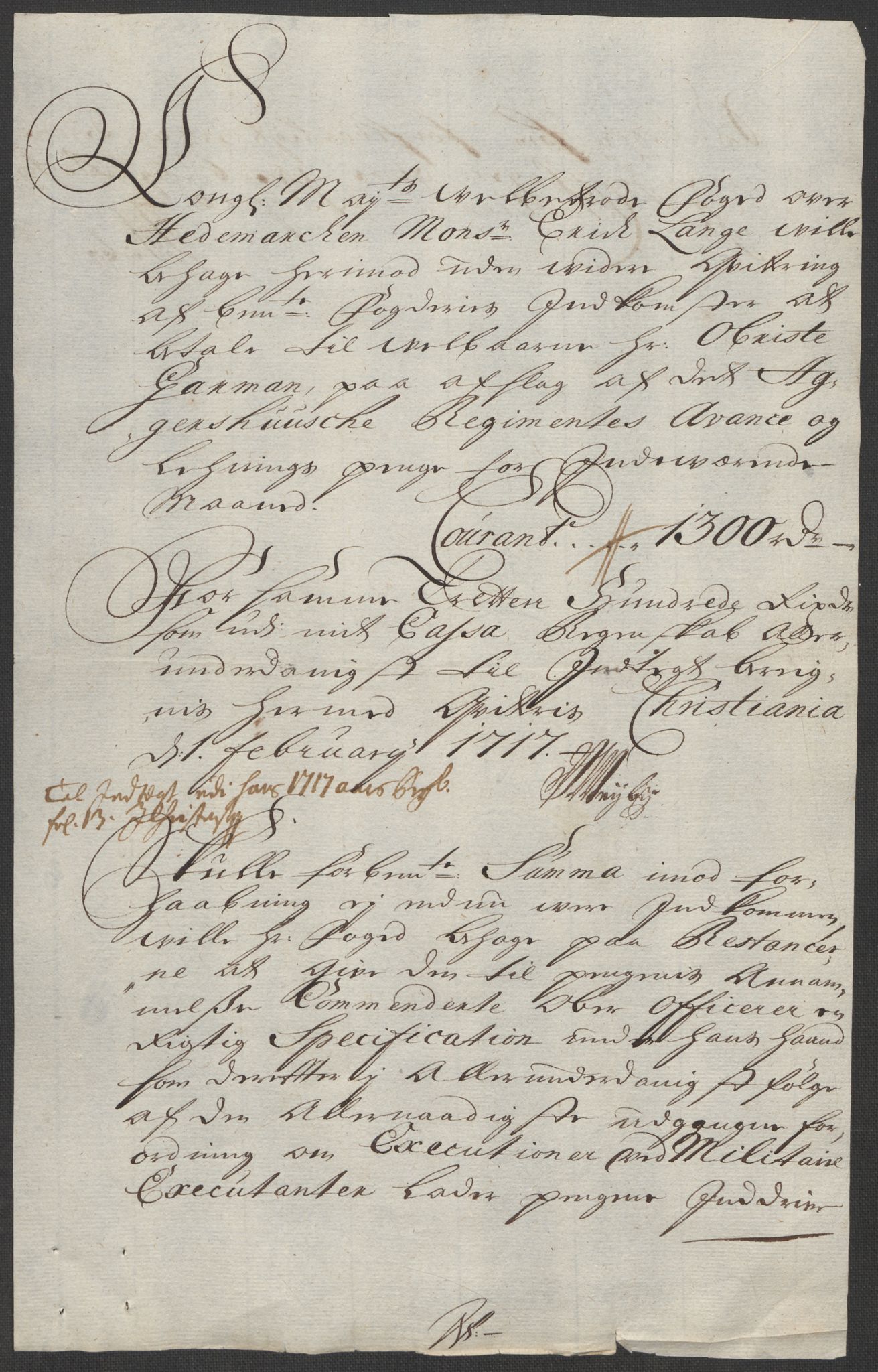 Rentekammeret inntil 1814, Reviderte regnskaper, Fogderegnskap, RA/EA-4092/R16/L1056: Fogderegnskap Hedmark, 1717, s. 387