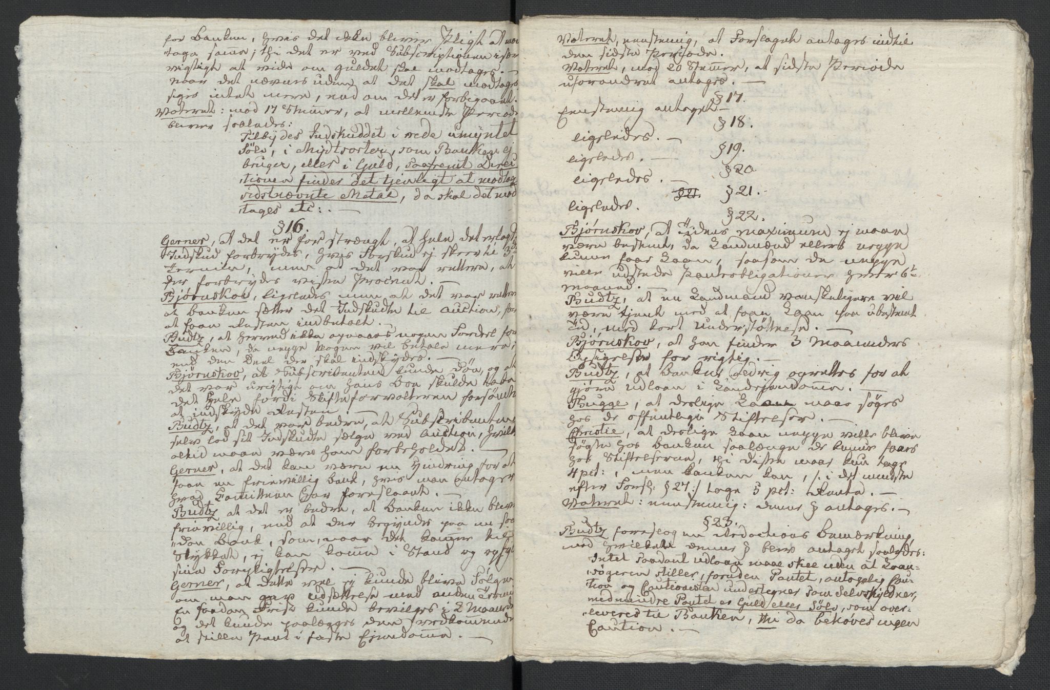 Christie, Wilhelm Frimann Koren, AV/RA-PA-0014/F/L0005: Christies dokumenter fra Stortinget, 1815-1816, s. 797