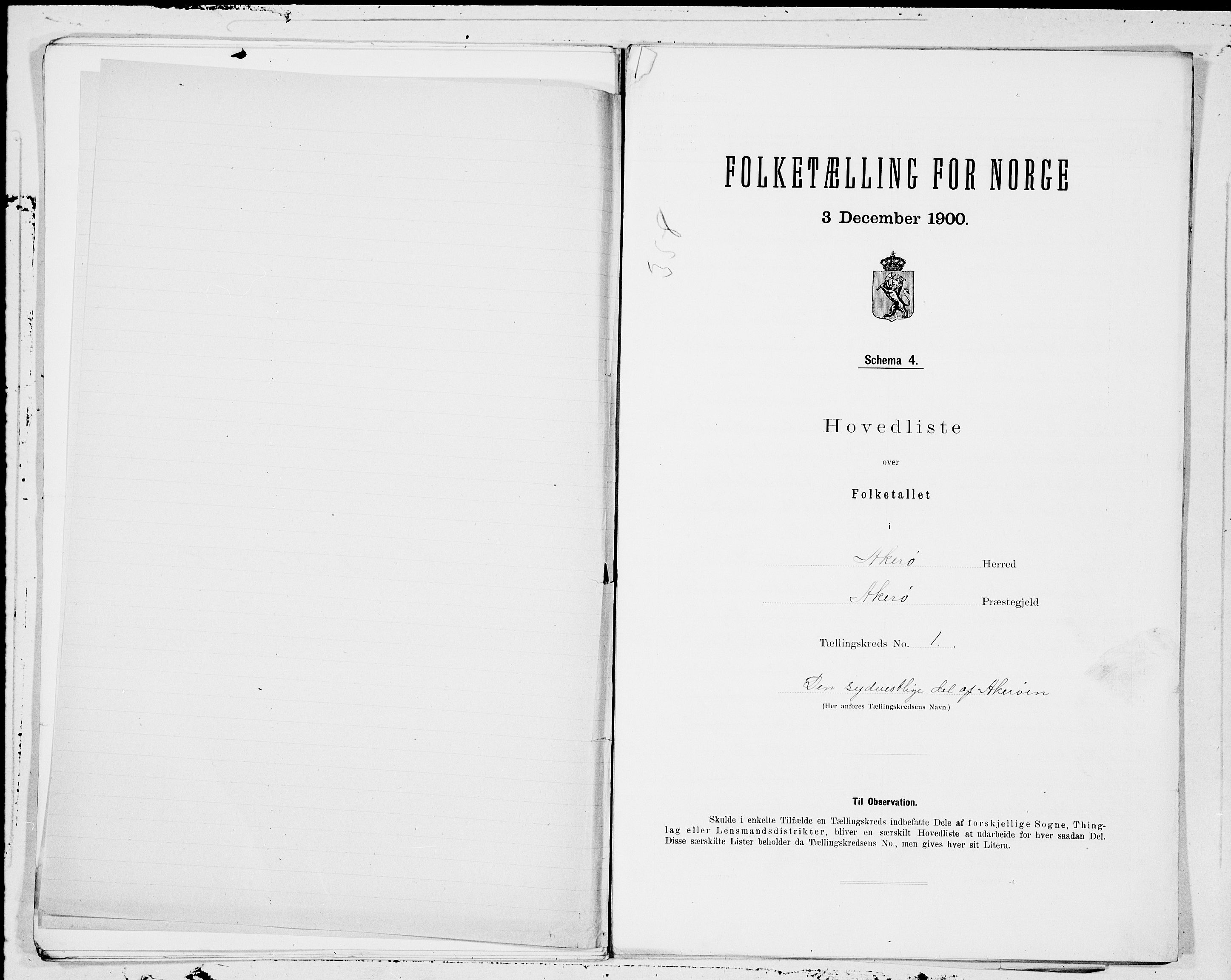 SAT, Folketelling 1900 for 1545 Aukra herred, 1900, s. 2