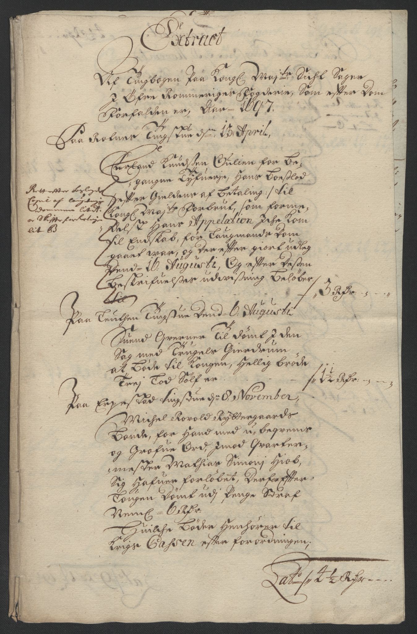 Rentekammeret inntil 1814, Reviderte regnskaper, Fogderegnskap, RA/EA-4092/R12/L0709: Fogderegnskap Øvre Romerike, 1697, s. 71