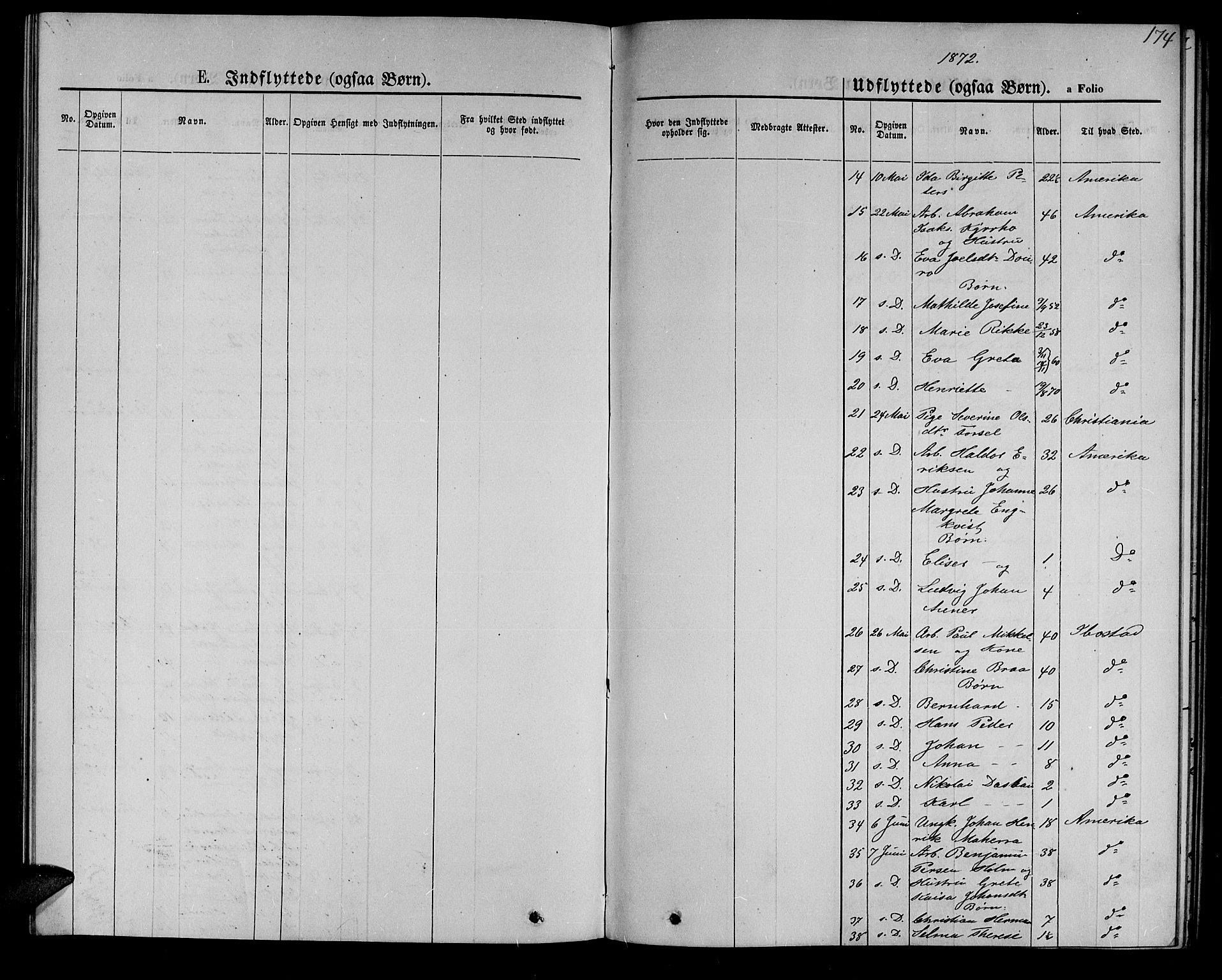 Hammerfest sokneprestkontor, SATØ/S-1347/H/Hb/L0004.klokk: Klokkerbok nr. 4, 1869-1877, s. 174