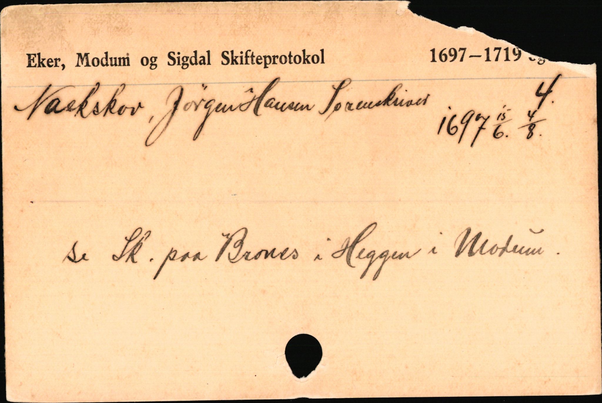 Eiker, Modum og Sigdal sorenskriveri, SAKO/A-123/H, 1676-1828, s. 3516