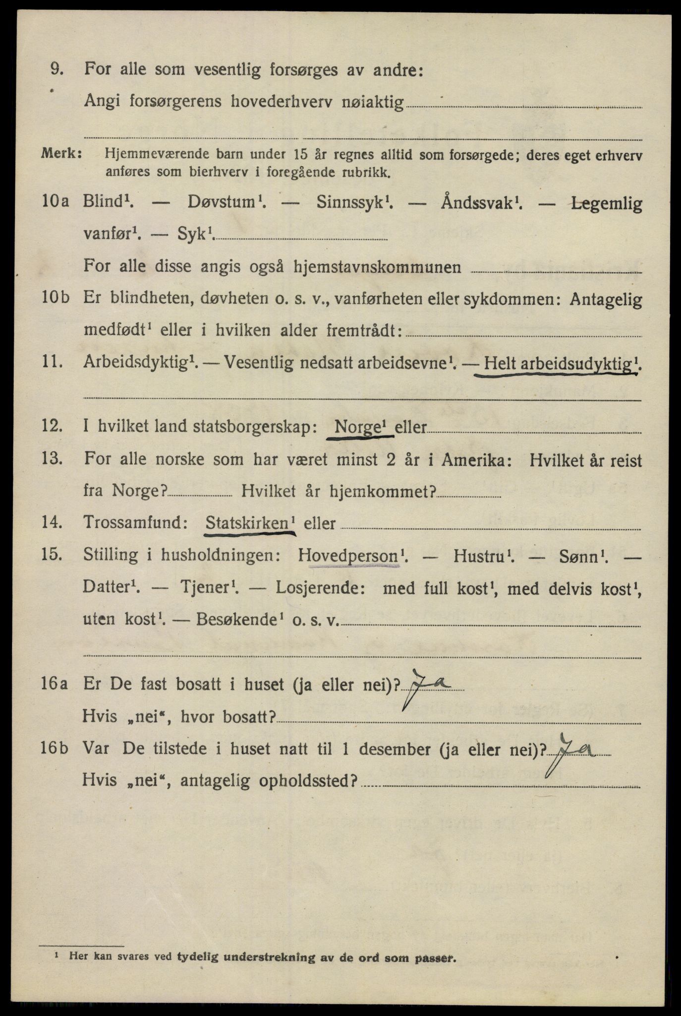 SAO, Folketelling 1920 for 0301 Kristiania kjøpstad, 1920, s. 145396