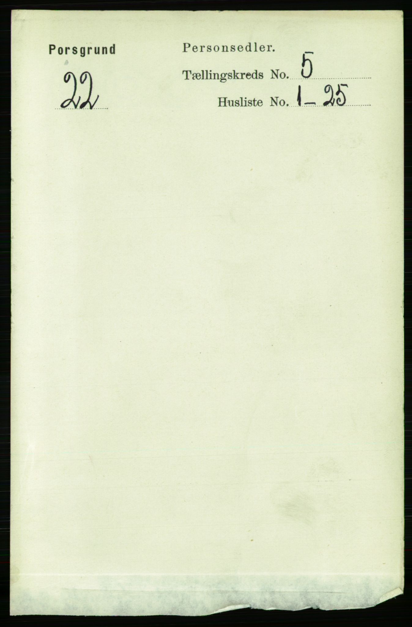 RA, Folketelling 1891 for 0805 Porsgrunn kjøpstad, 1891, s. 4446