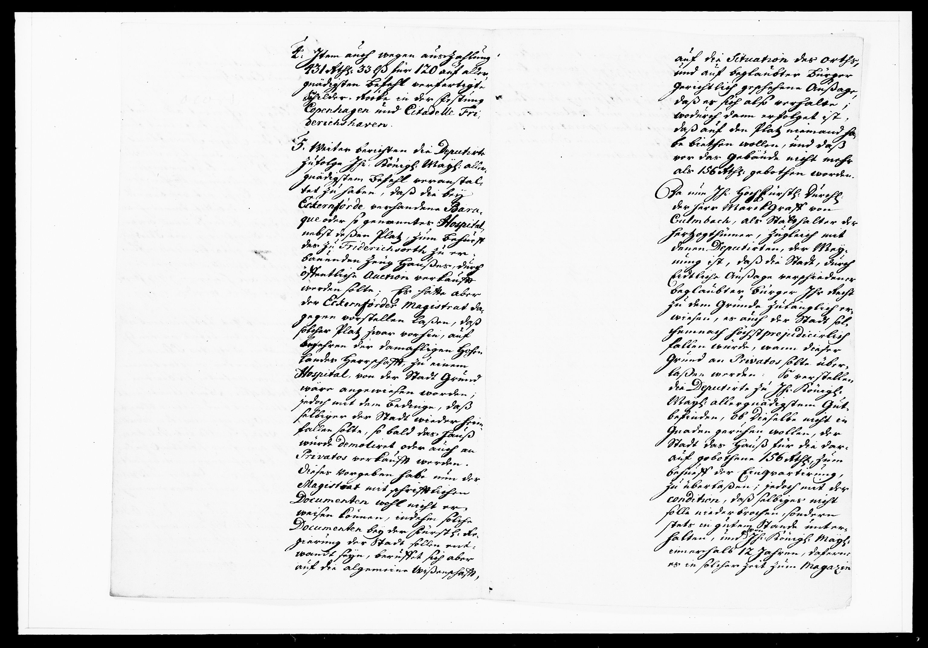 Krigskollegiet, Krigskancelliet, DRA/A-0006/-/1103-1107: Refererede sager, 1732, s. 240