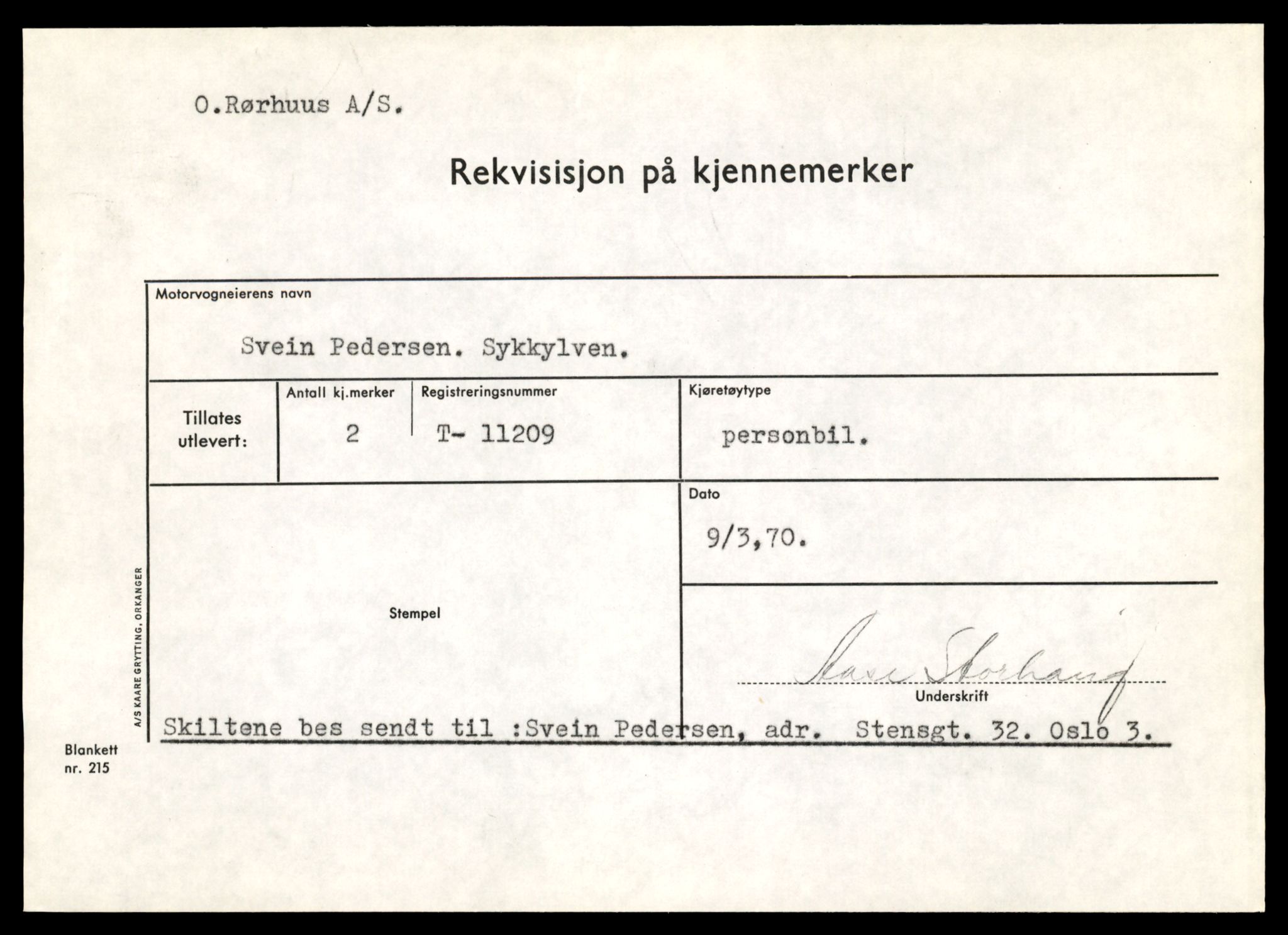 Møre og Romsdal vegkontor - Ålesund trafikkstasjon, AV/SAT-A-4099/F/Fe/L0027: Registreringskort for kjøretøy T 11161 - T 11289, 1927-1998, s. 1237