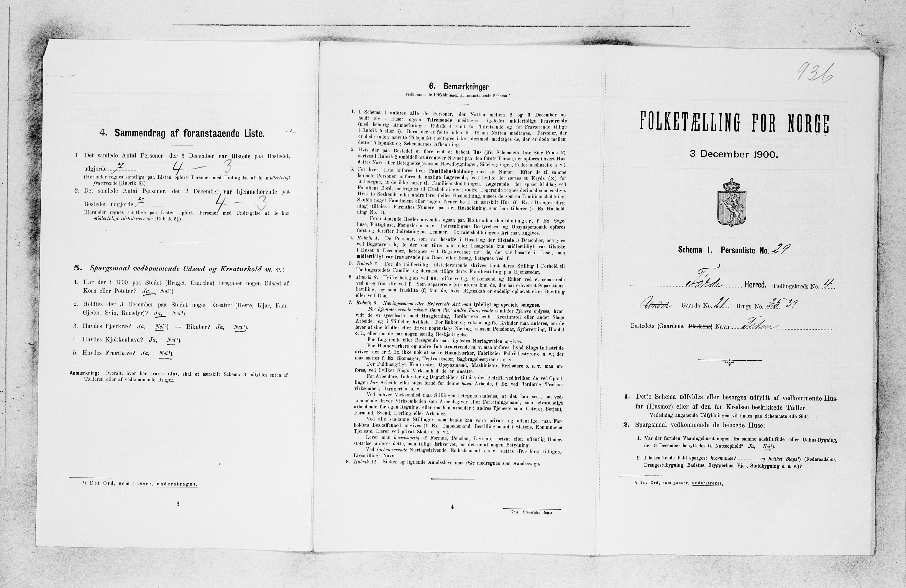 SAB, Folketelling 1900 for 1432 Førde herred, 1900, s. 342
