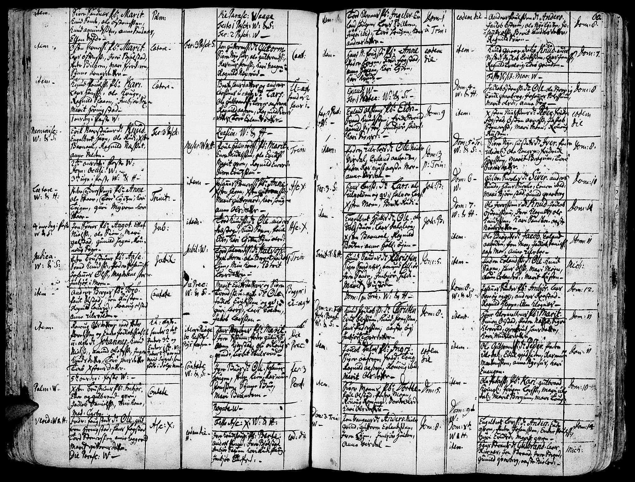 Vågå prestekontor, AV/SAH-PREST-076/H/Ha/Haa/L0001: Ministerialbok nr. 1, 1739-1810, s. 60