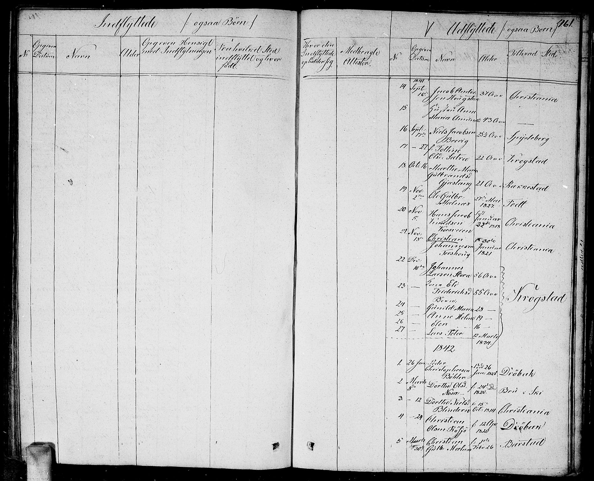 Enebakk prestekontor Kirkebøker, AV/SAO-A-10171c/G/Ga/L0003: Klokkerbok nr. I 3, 1833-1849, s. 461