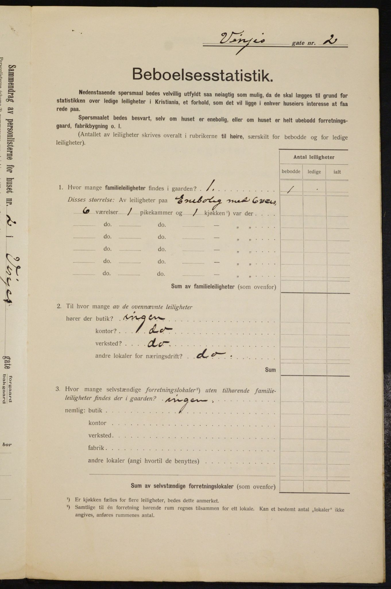 OBA, Kommunal folketelling 1.2.1912 for Kristiania, 1912, s. 123675