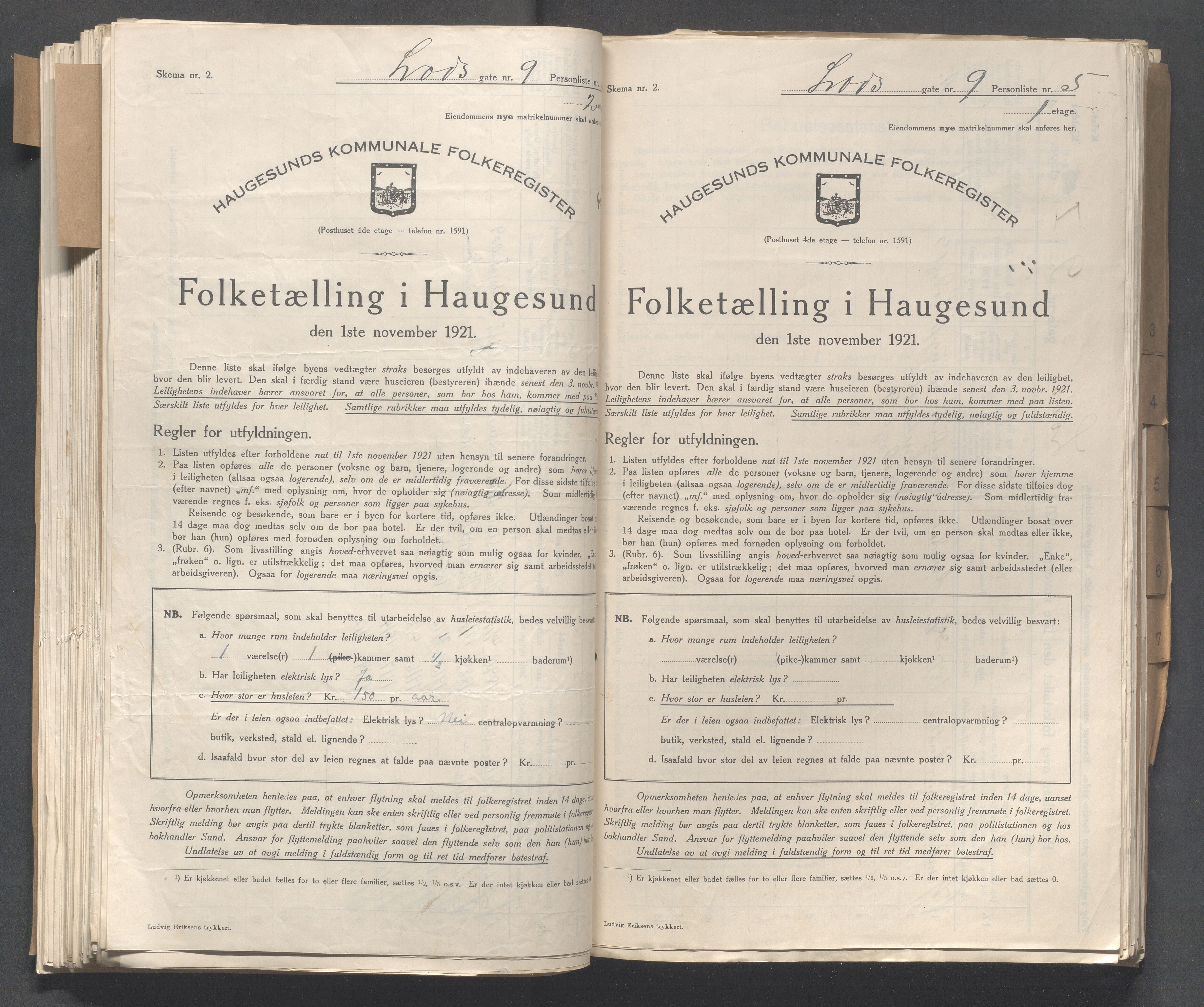 IKAR, Kommunal folketelling 1.11.1921 for Haugesund, 1921, s. 6382