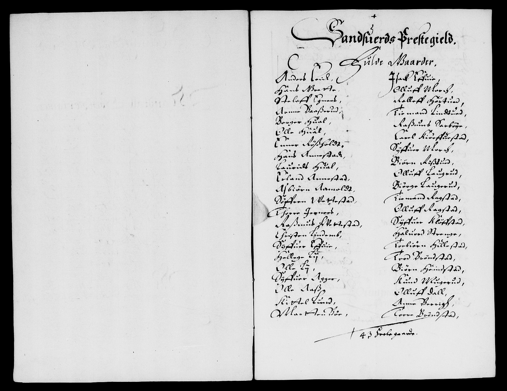 Rentekammeret inntil 1814, Reviderte regnskaper, Lensregnskaper, AV/RA-EA-5023/R/Rb/Rbn/L0003: Numedal og Sandsvær len, 1643-1648