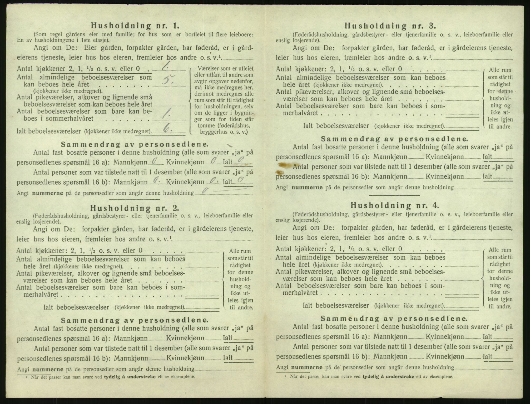 SAK, Folketelling 1920 for 0930 Gjøvdal herred, 1920, s. 137