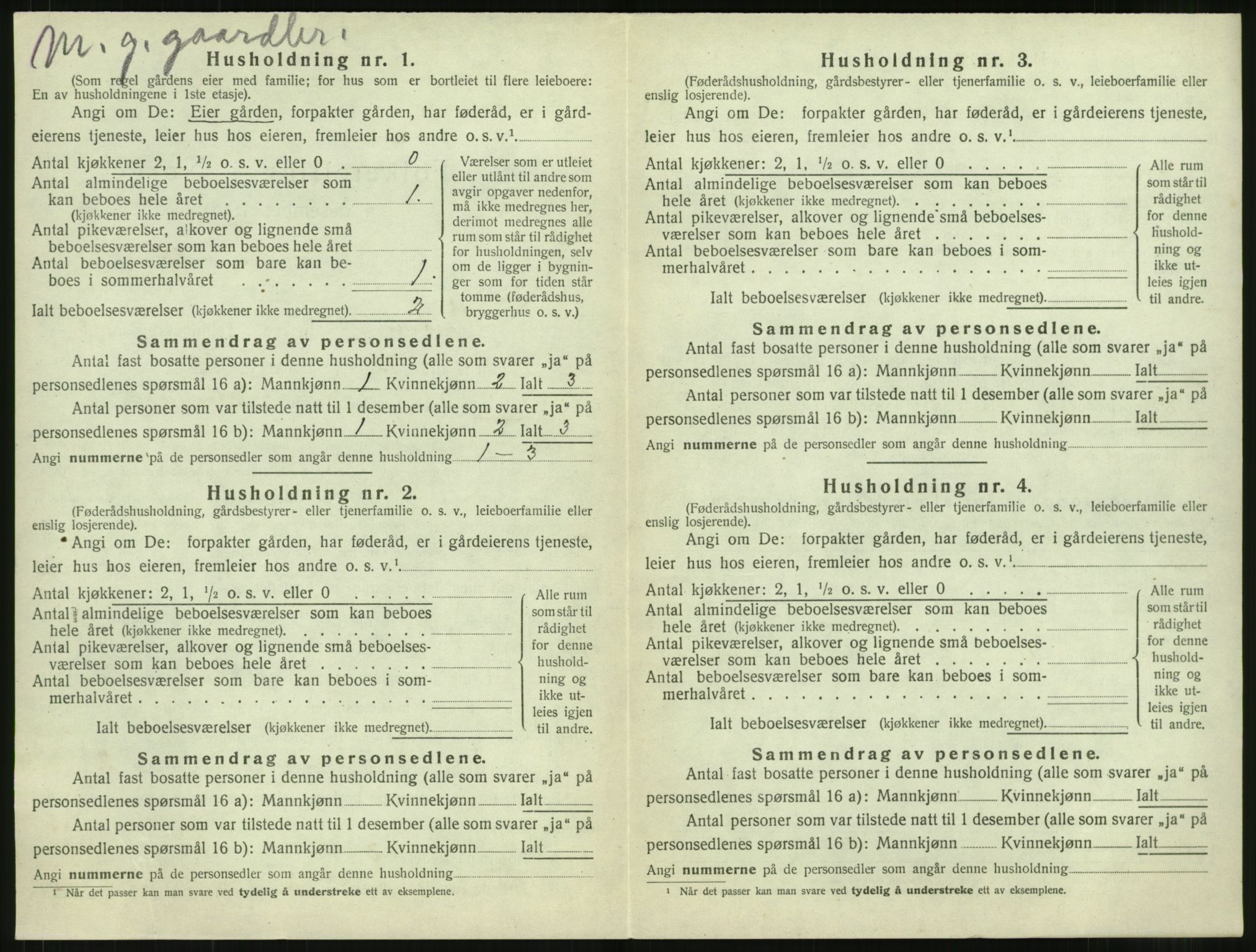 SAT, Folketelling 1920 for 1535 Vestnes herred, 1920, s. 914