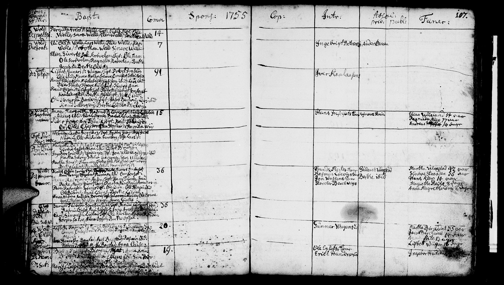 Ministerialprotokoller, klokkerbøker og fødselsregistre - Møre og Romsdal, AV/SAT-A-1454/511/L0135: Ministerialbok nr. 511A02, 1741-1760, s. 107