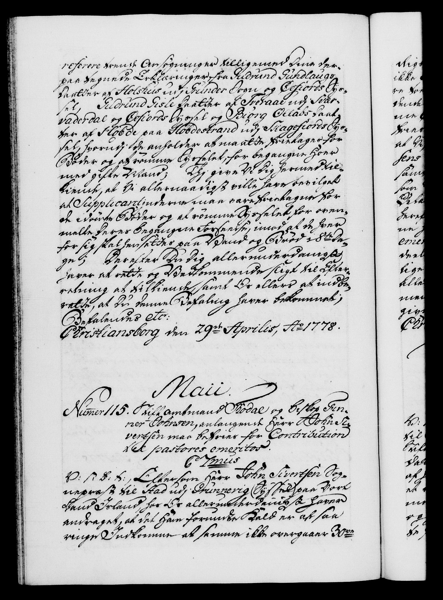 Danske Kanselli 1572-1799, RA/EA-3023/F/Fc/Fca/Fcab/L0042: Norske tegnelser, 1777-1781, s. 248b