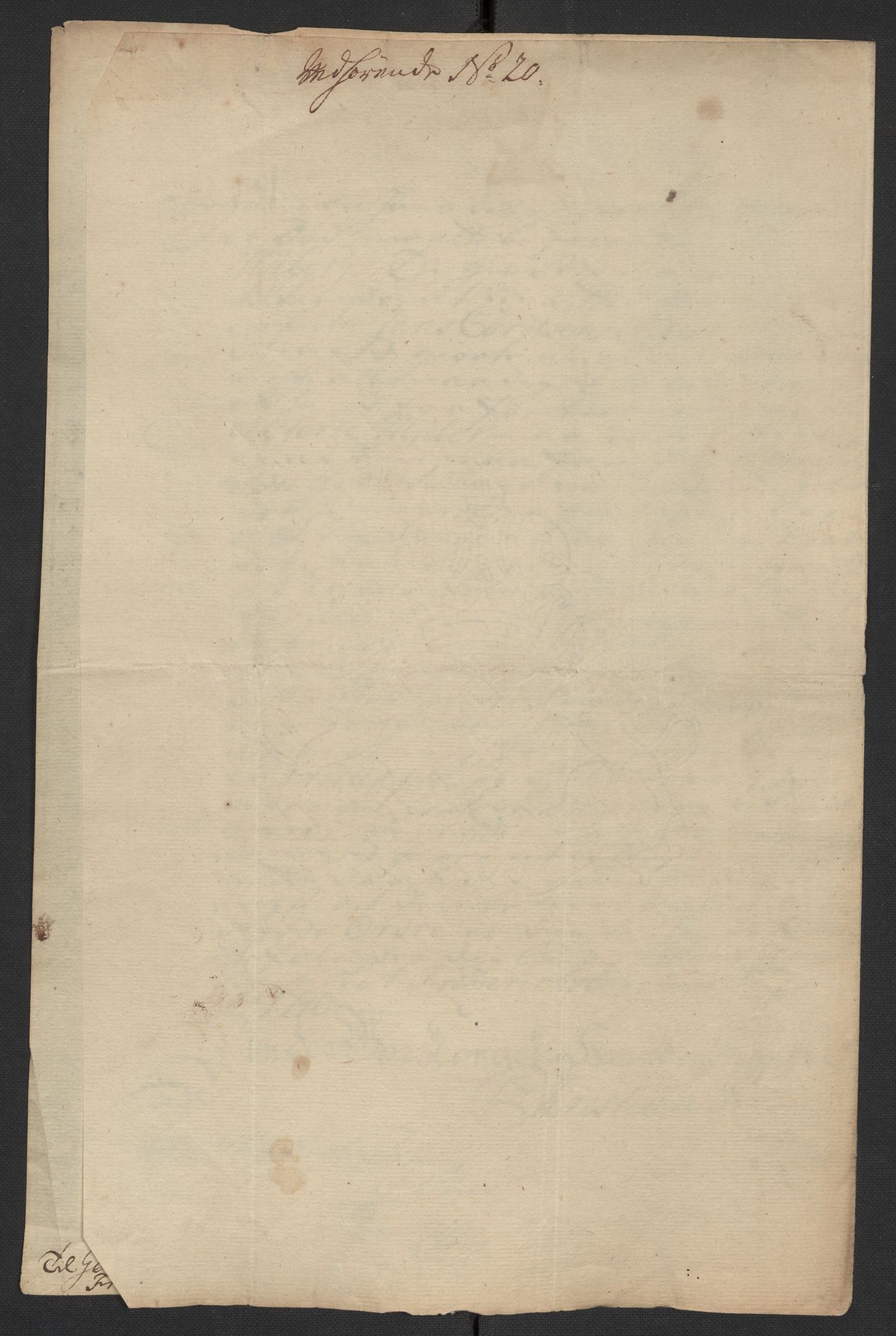 Oslo politidistrikt, SAO/A-10085/D/Da/L0001: Innkomne brev, pro memoria m.v., 1729-1779, s. 22