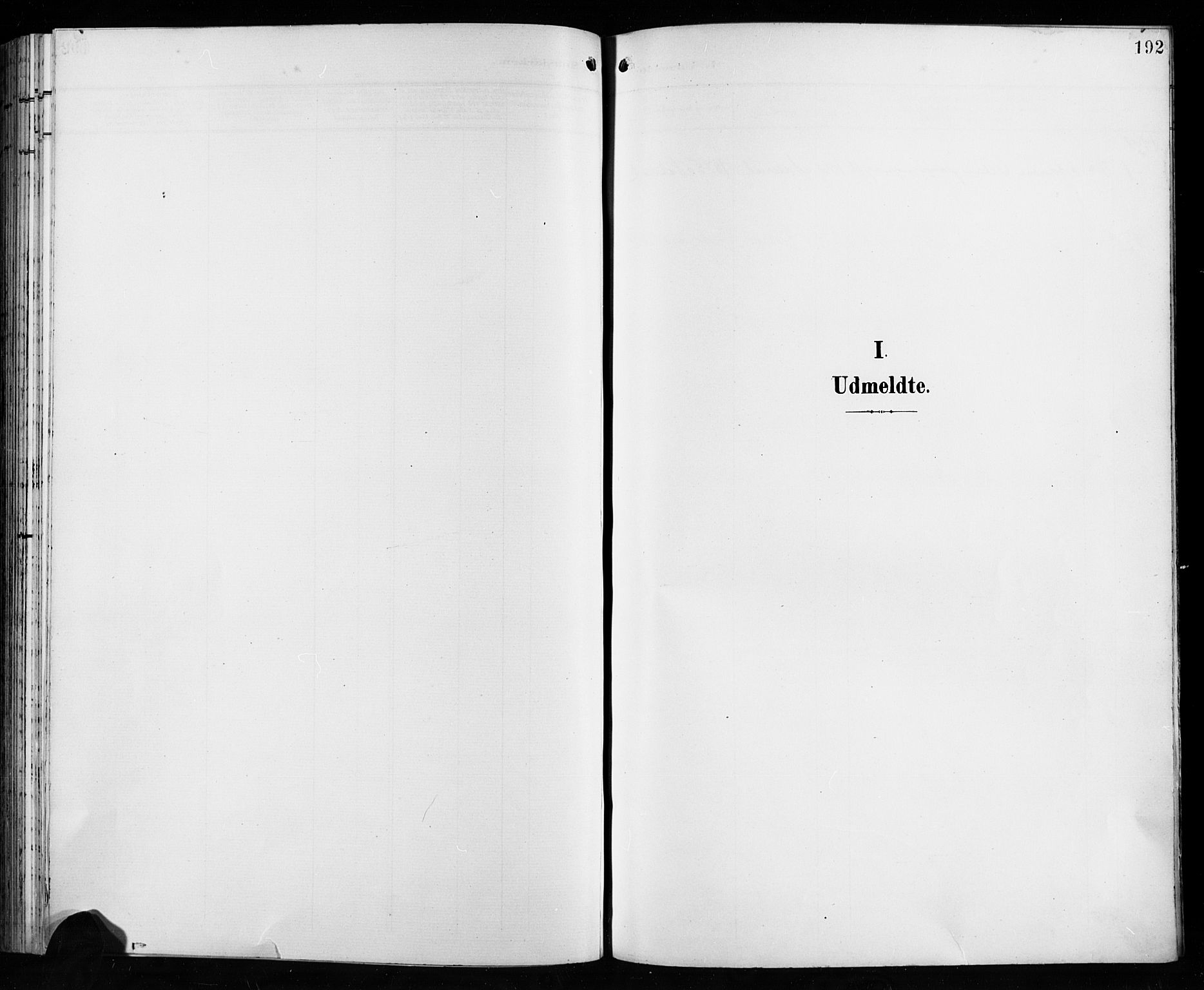 Åseral sokneprestkontor, SAK/1111-0051/F/Fb/L0003: Klokkerbok nr. B 3, 1900-1919, s. 192